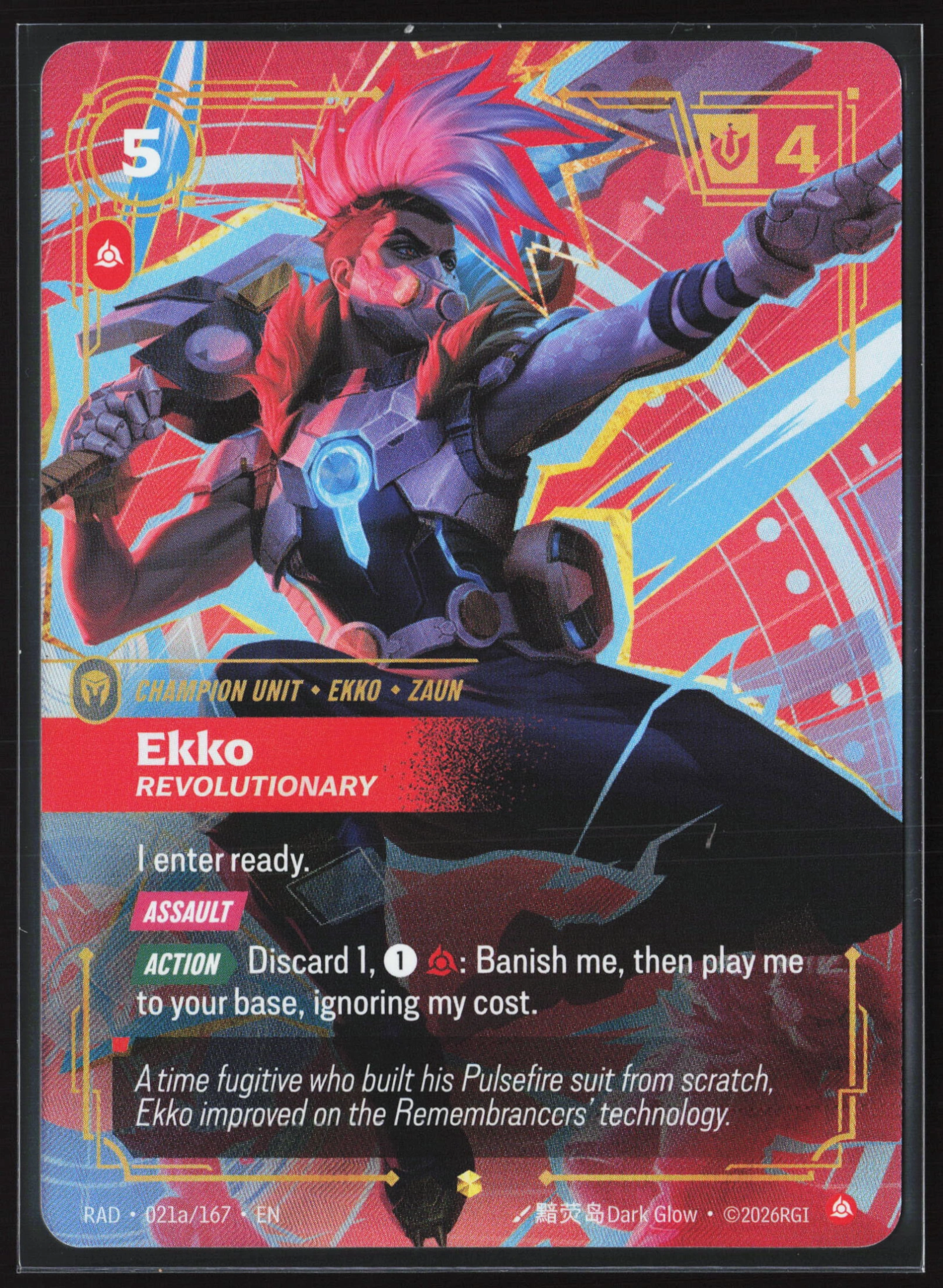 Ekko, Revolutionary (RAD 021a) — Voorkant