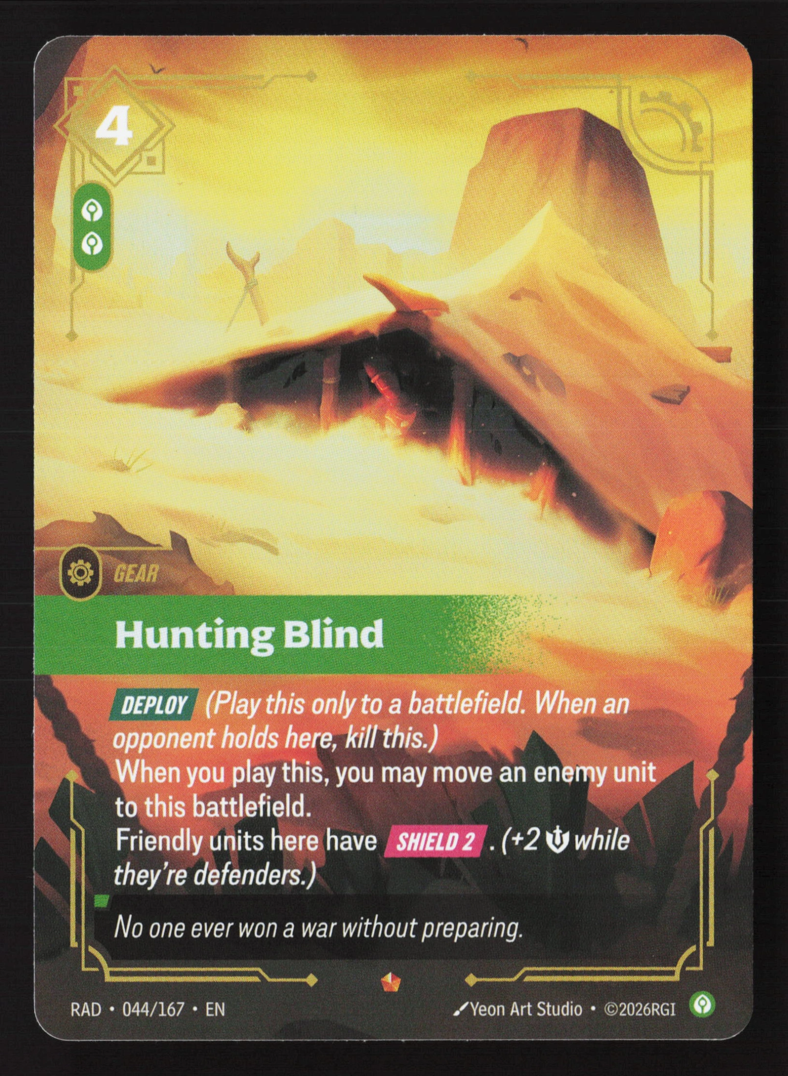Hunting Blind (RAD 044) — Voorkant