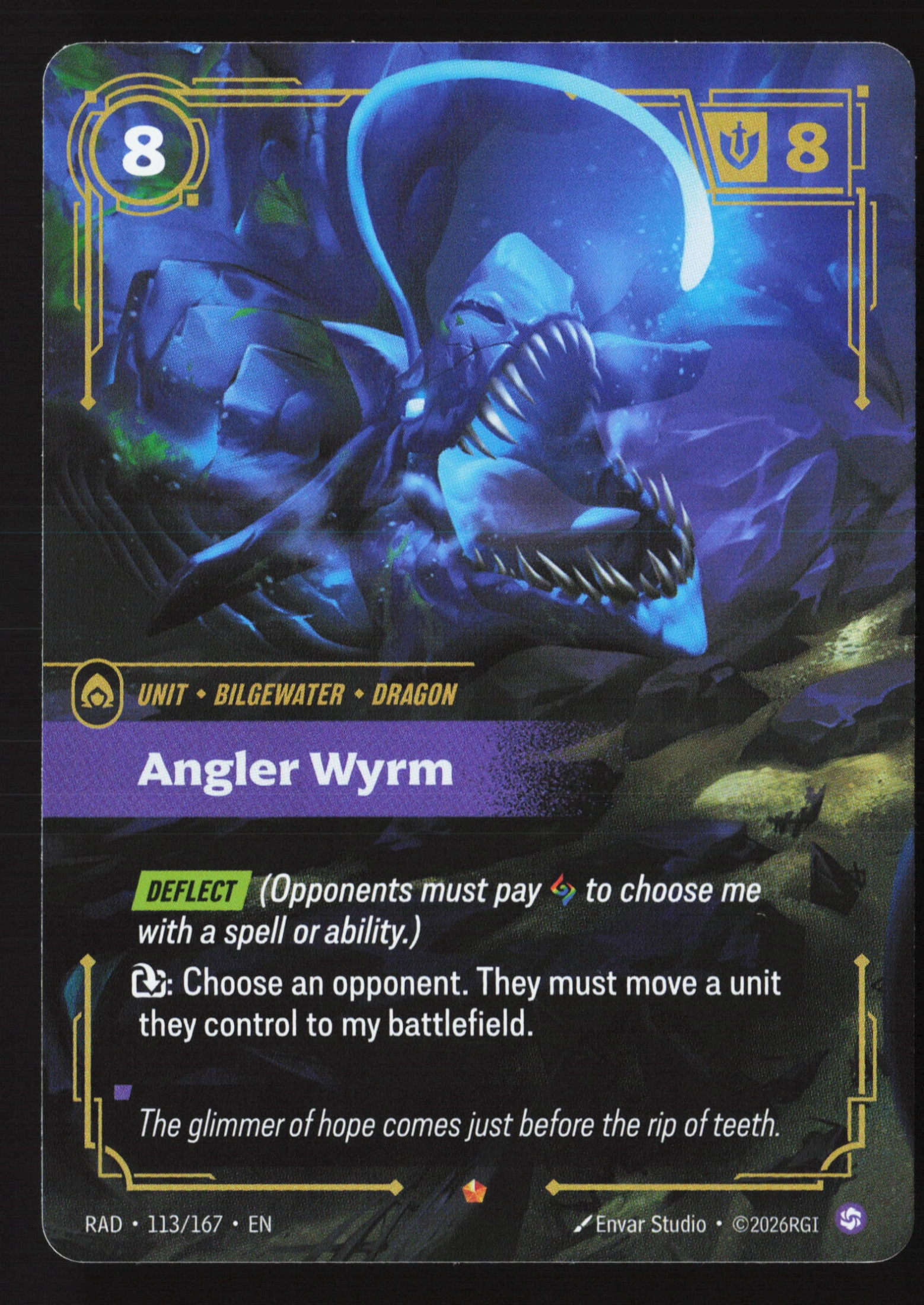 Angler Wyrm (RAD 113) — Voorkant