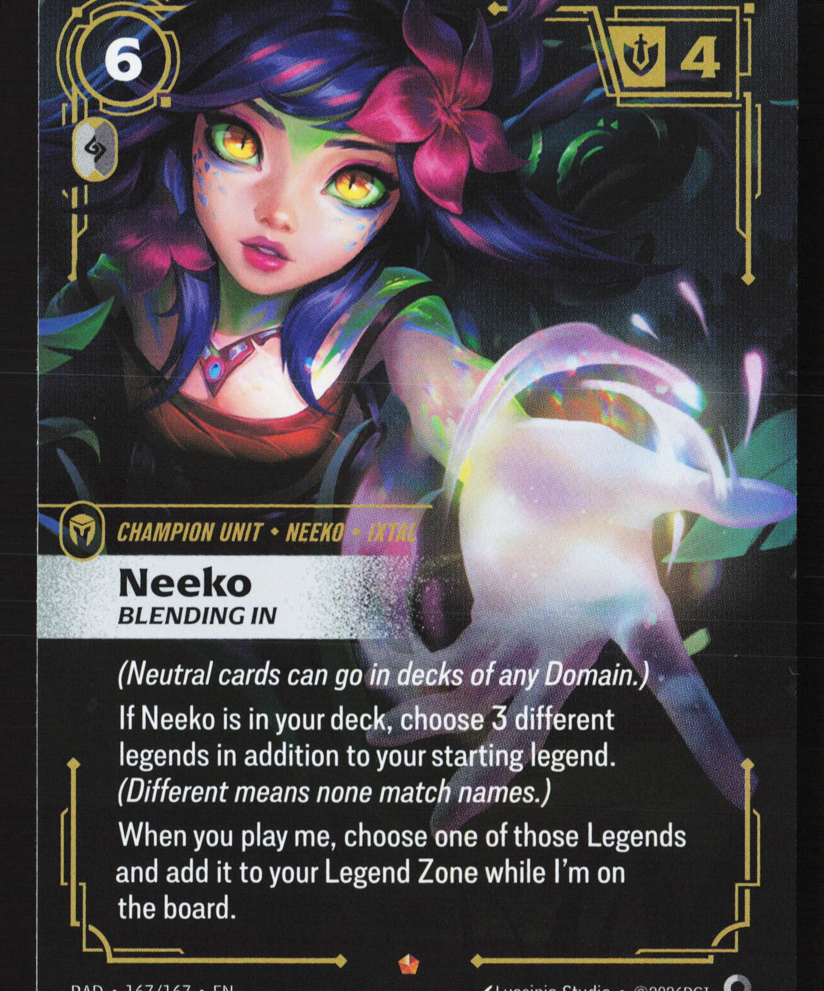 Neeko, Blending In (RAD 167) — Voorkant