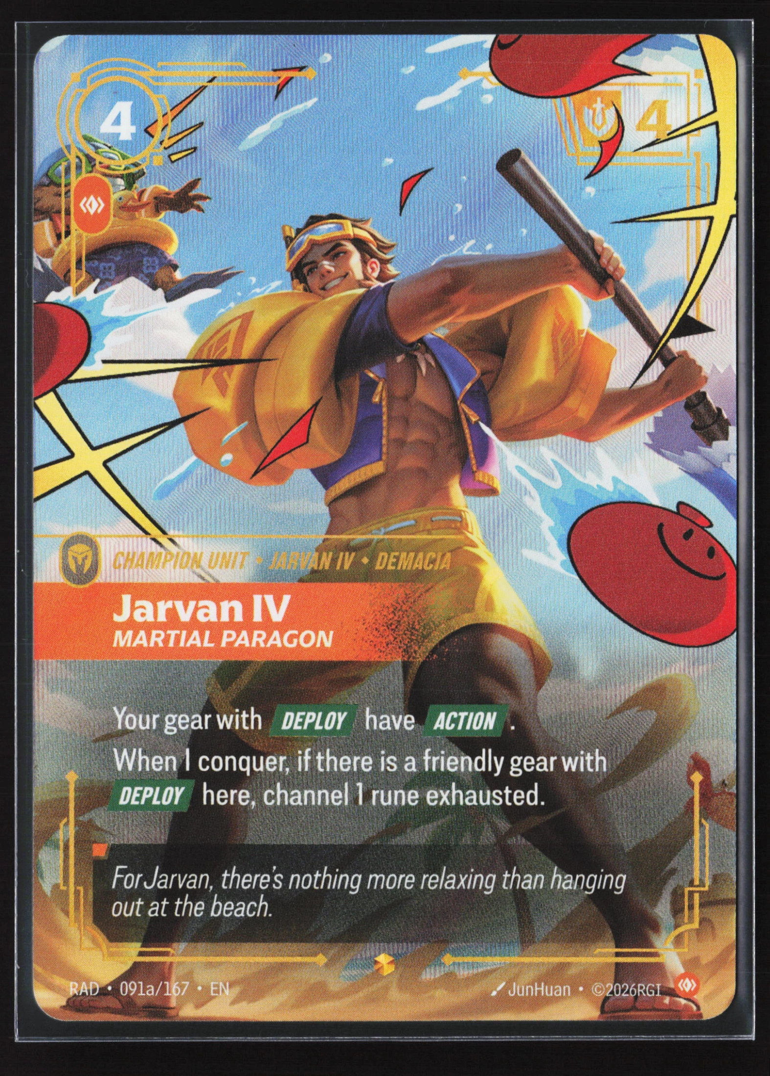 Jarvan Iv, Martial Paragon (RAD 091a) — Voorkant