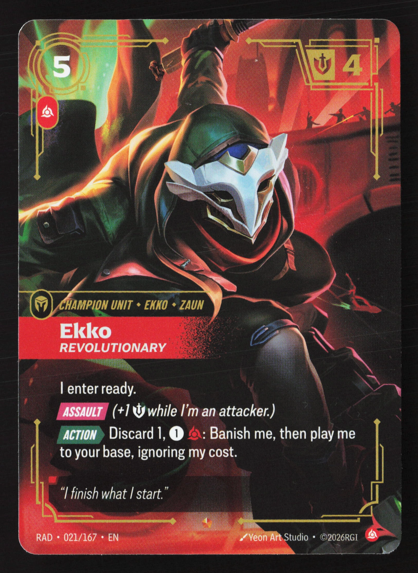 Ekko, Revolutionary (RAD 021) — Voorkant