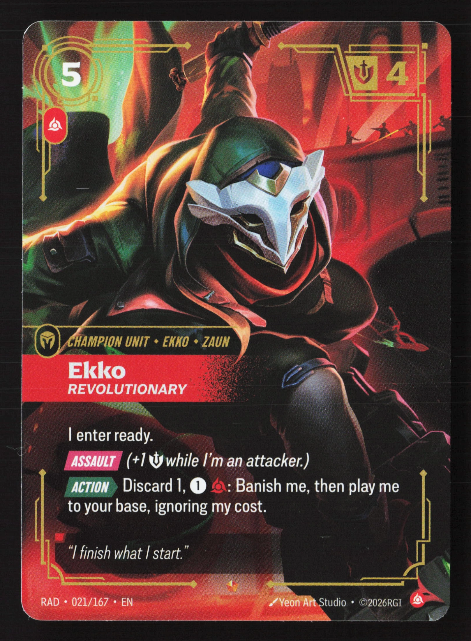 Ekko, Revolutionary (RAD 021) — Voorkant