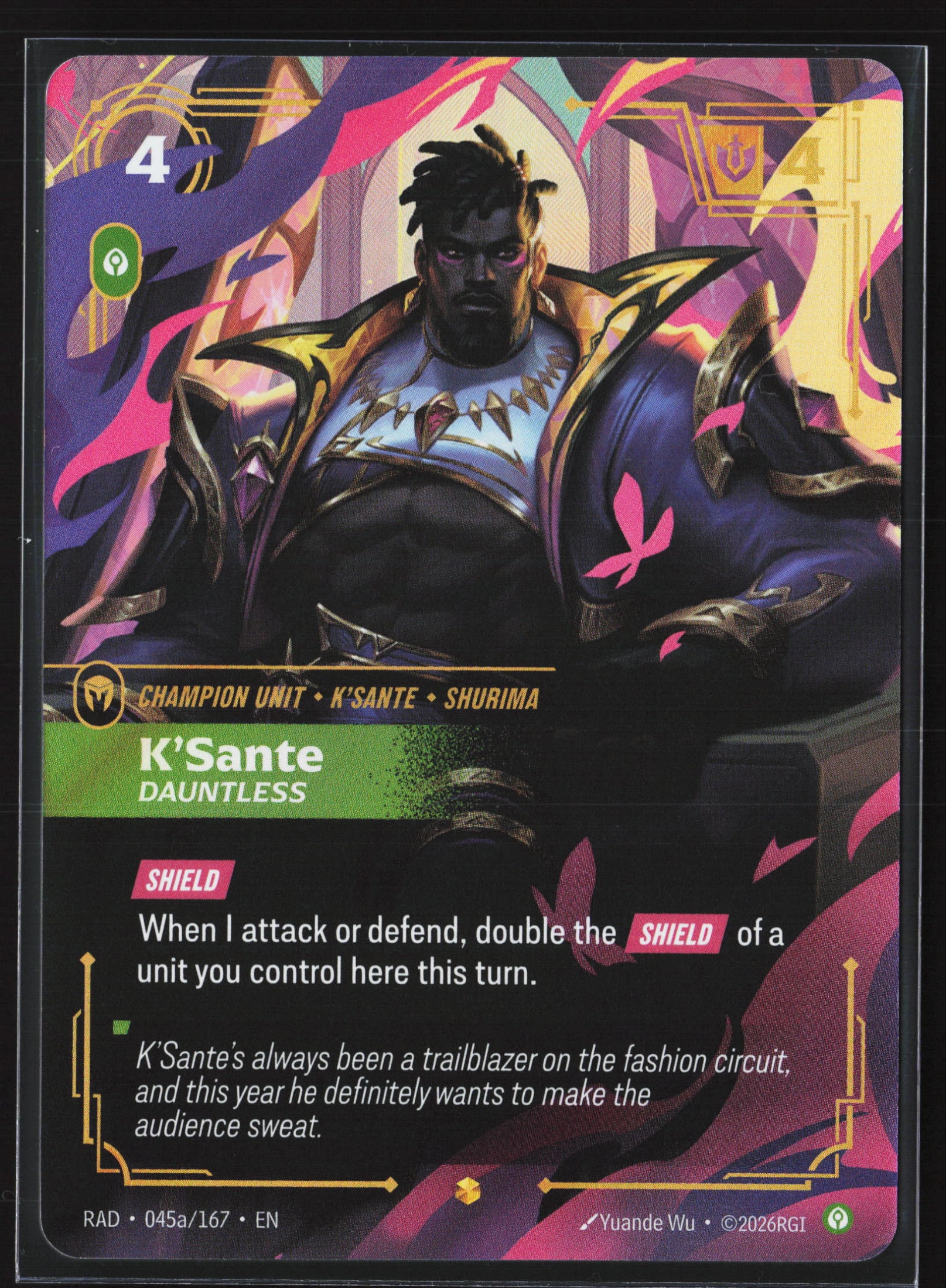 K'sante, Dauntless (RAD 045a) — Voorkant
