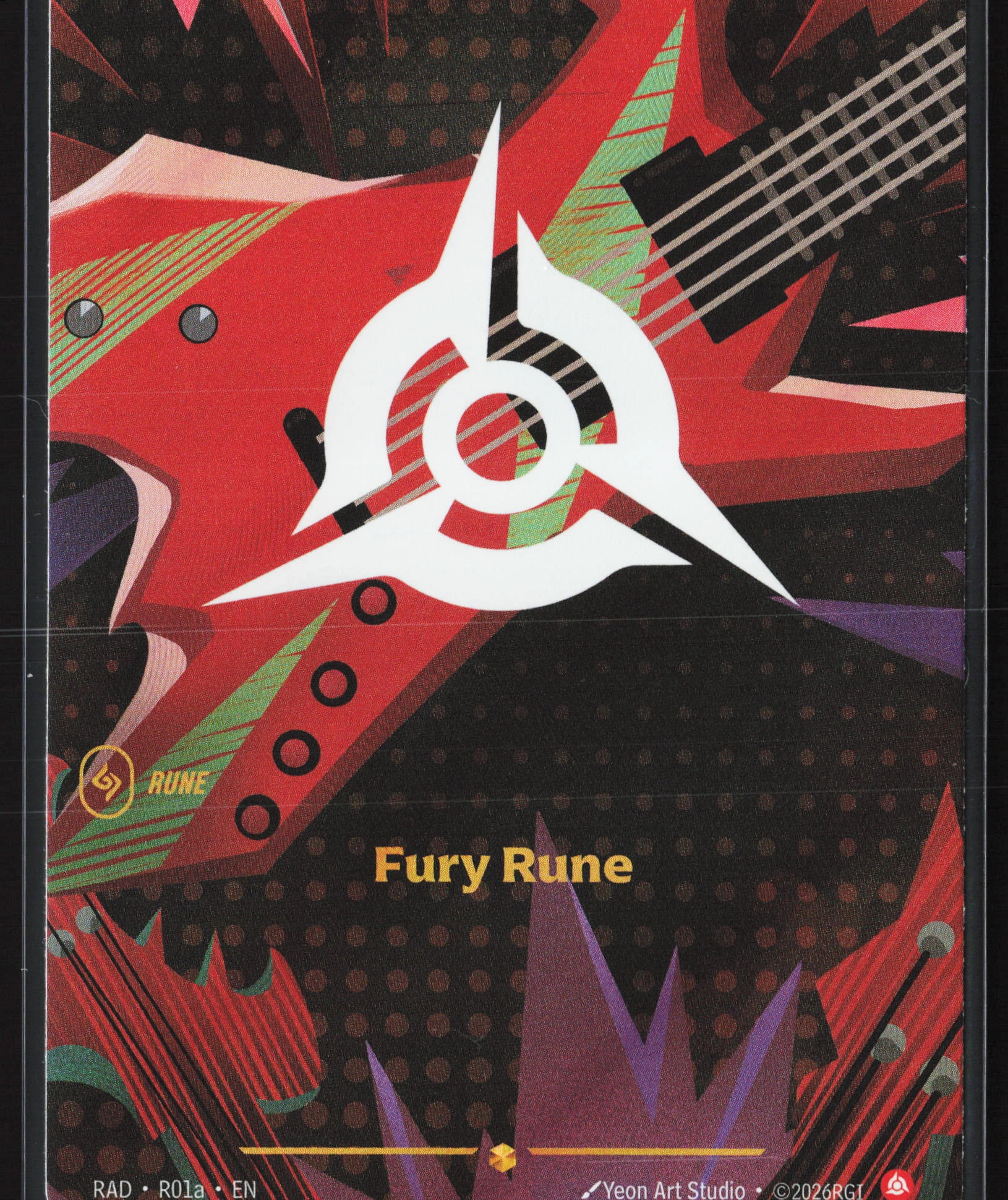 Fury Rune (RAD R01a) — Voorkant