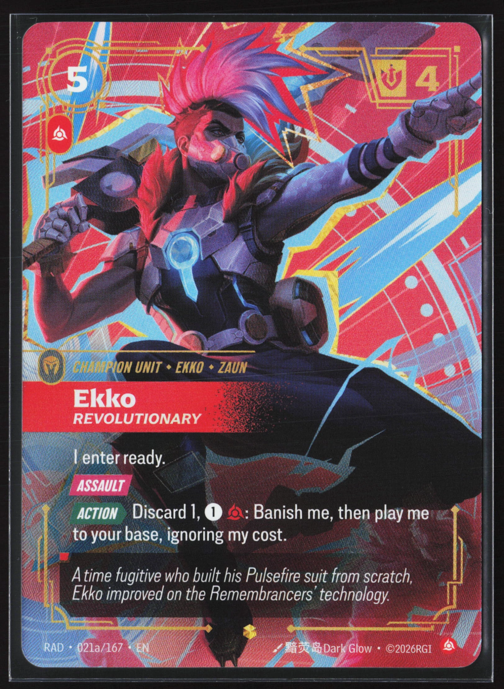 Ekko, Revolutionary (RAD 021a) — Voorkant