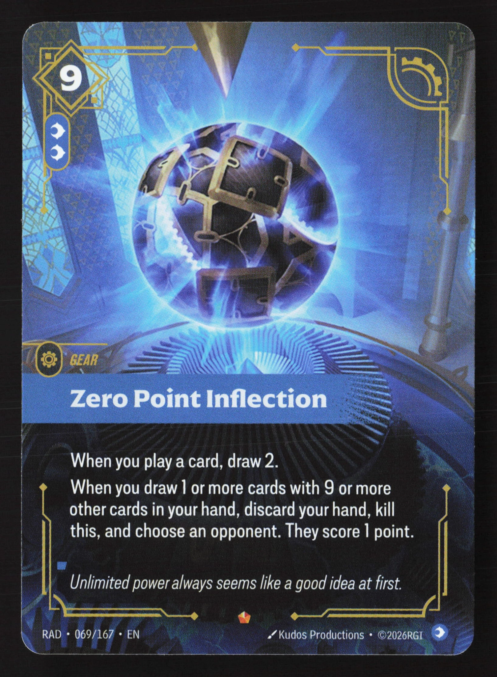 Zero Point Inflection (RAD 069) — Voorkant