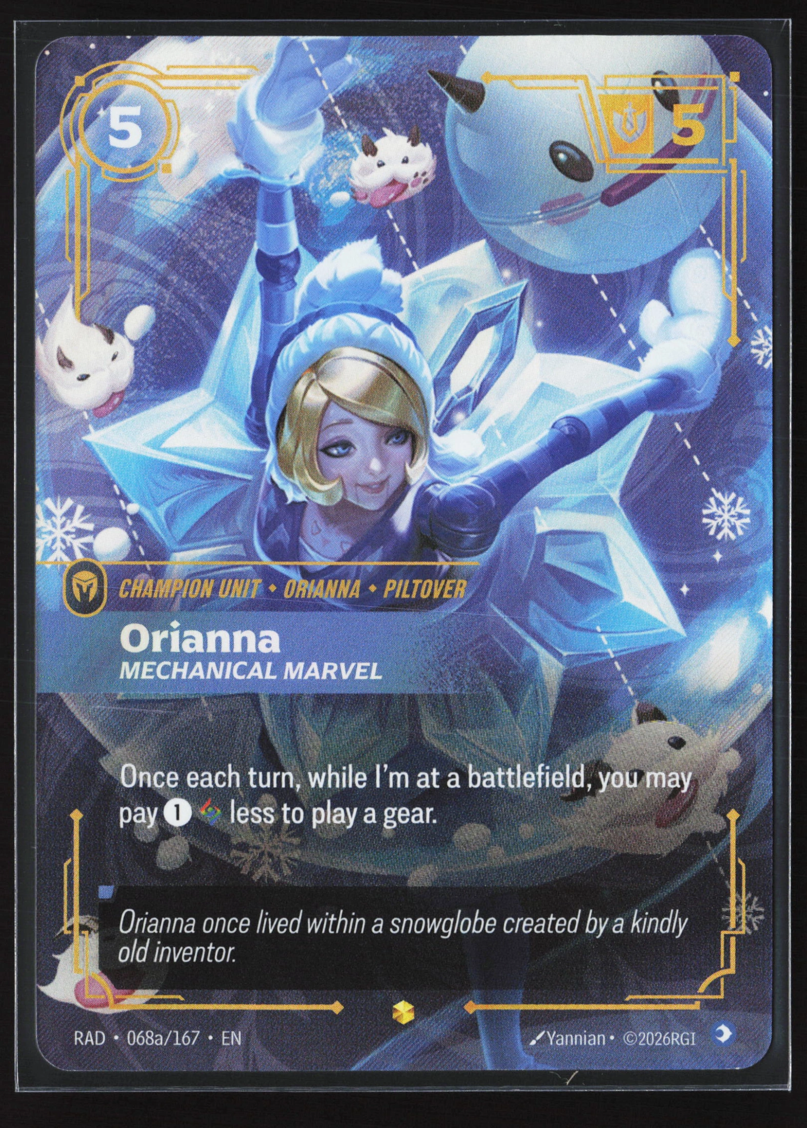 Orianna, Mechanical Marvel (RAD 068a) — Voorkant