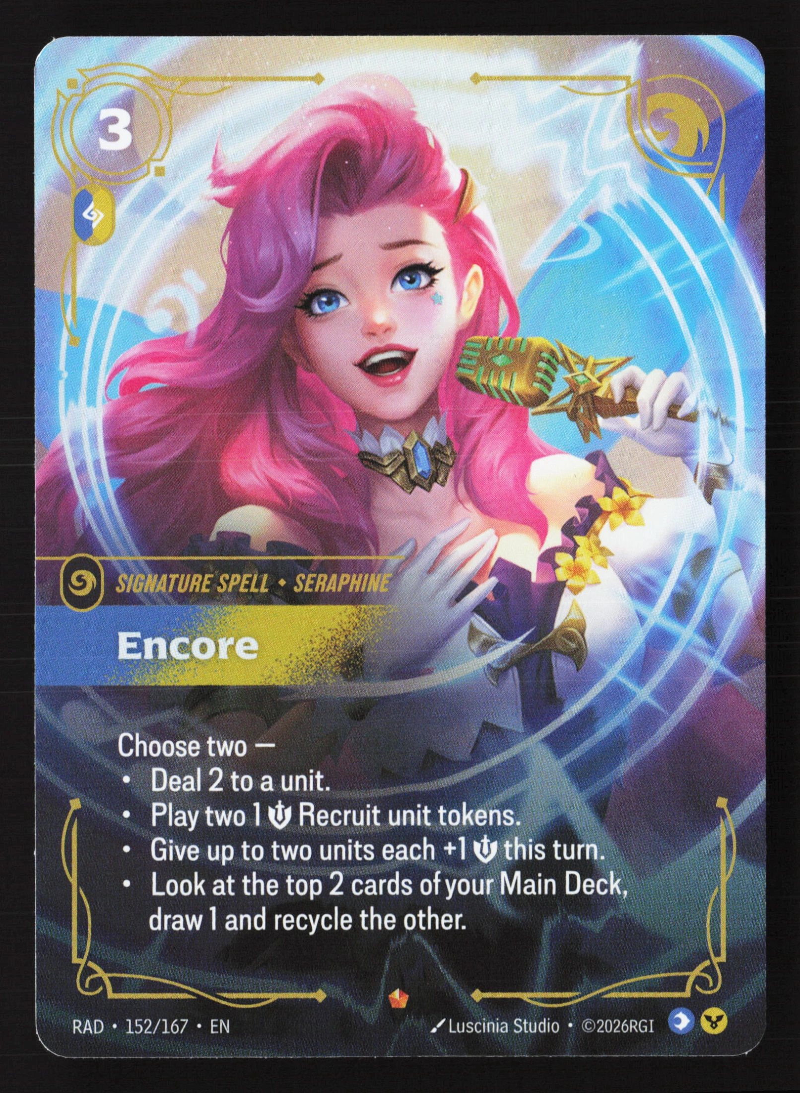 Encore (RAD 152) — Voorkant