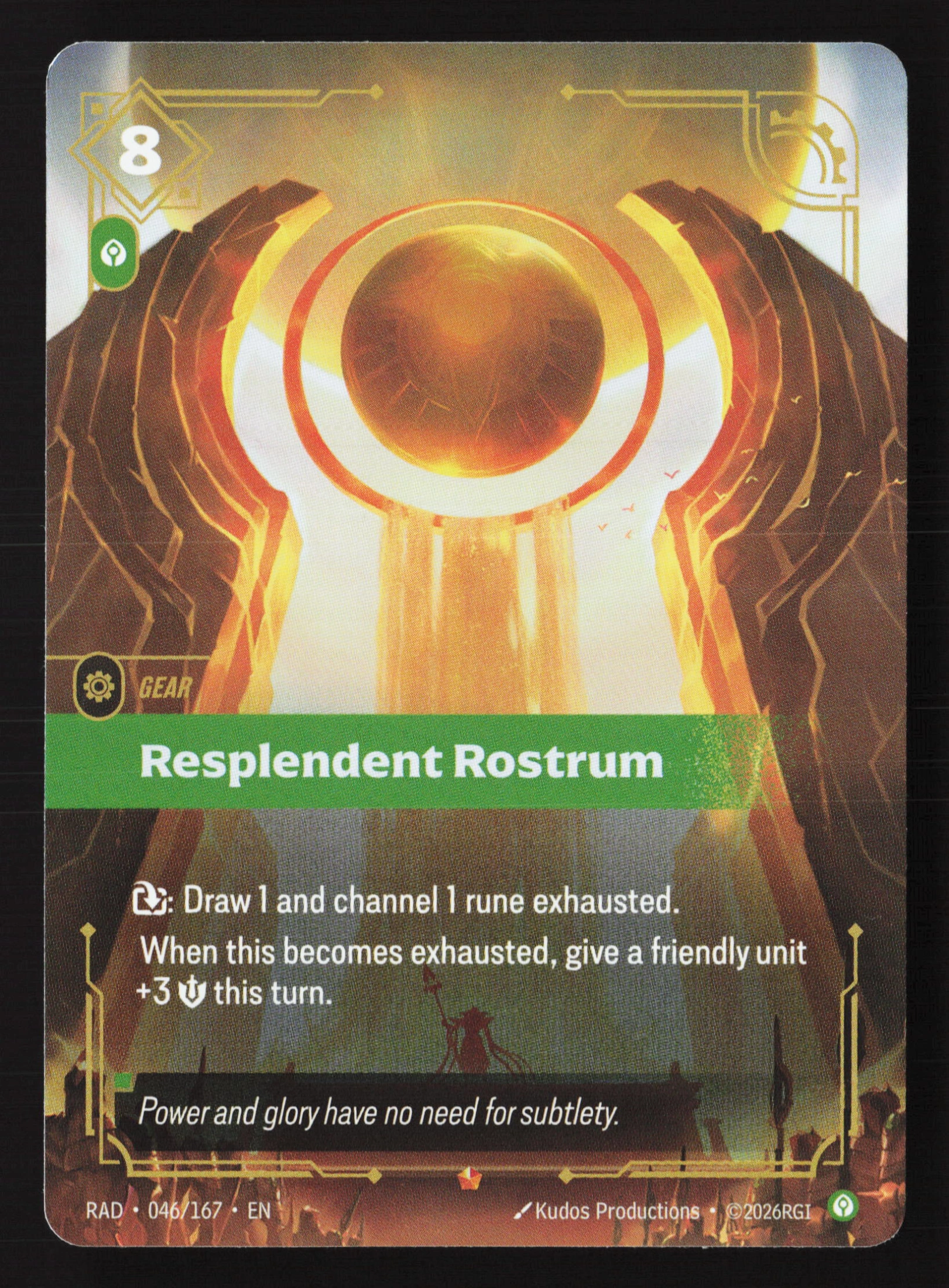 Resplendent Rostrum (RAD 046) — Voorkant