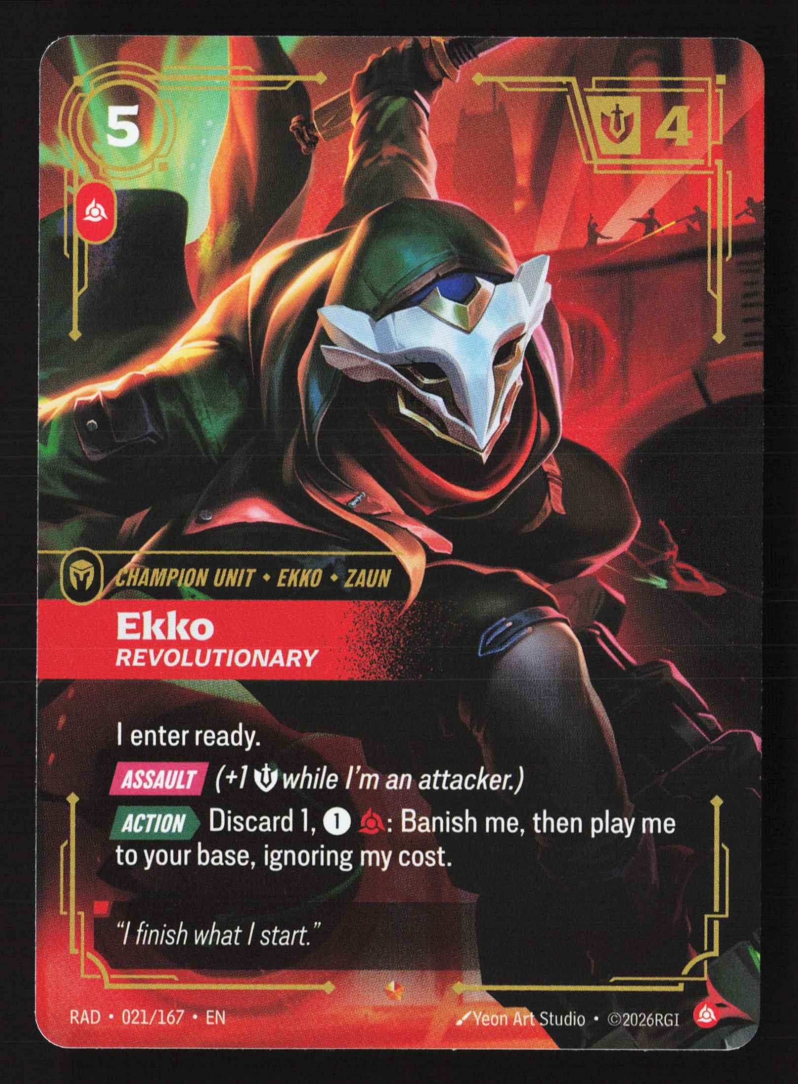 Ekko, Revolutionary (RAD 021) — Voorkant