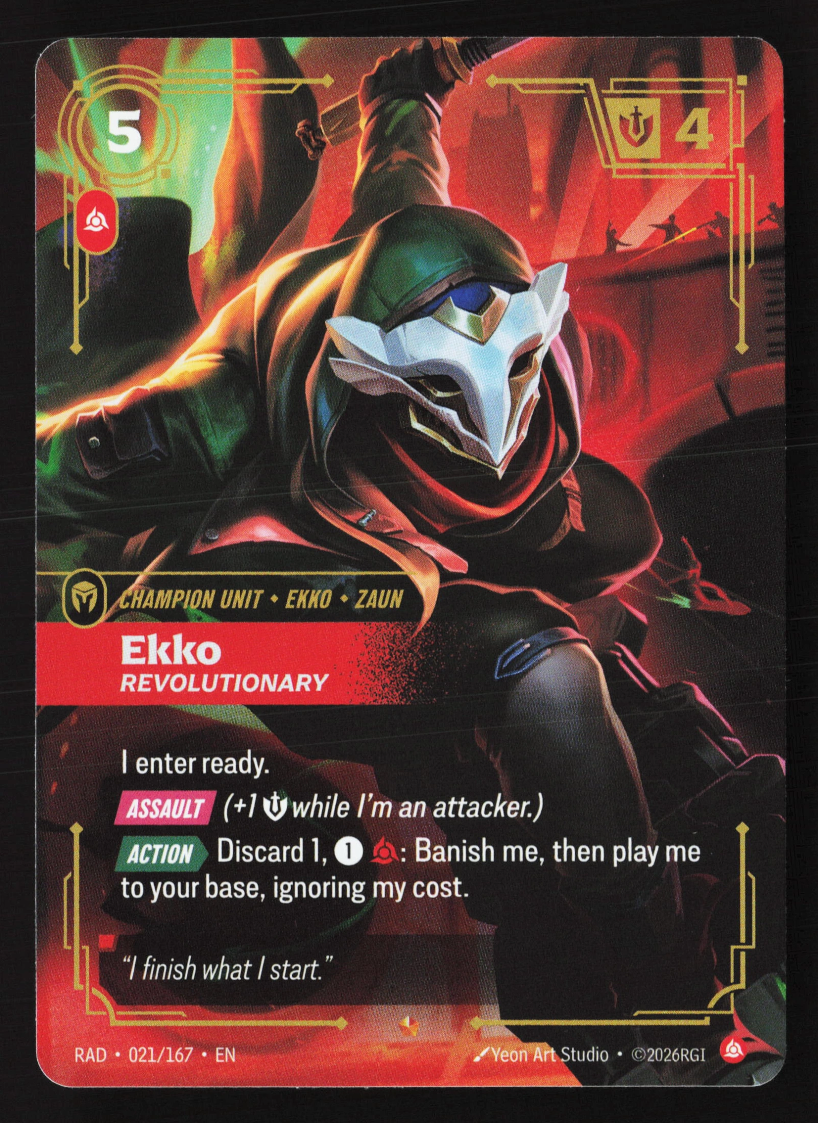Ekko, Revolutionary (RAD 021) — Voorkant