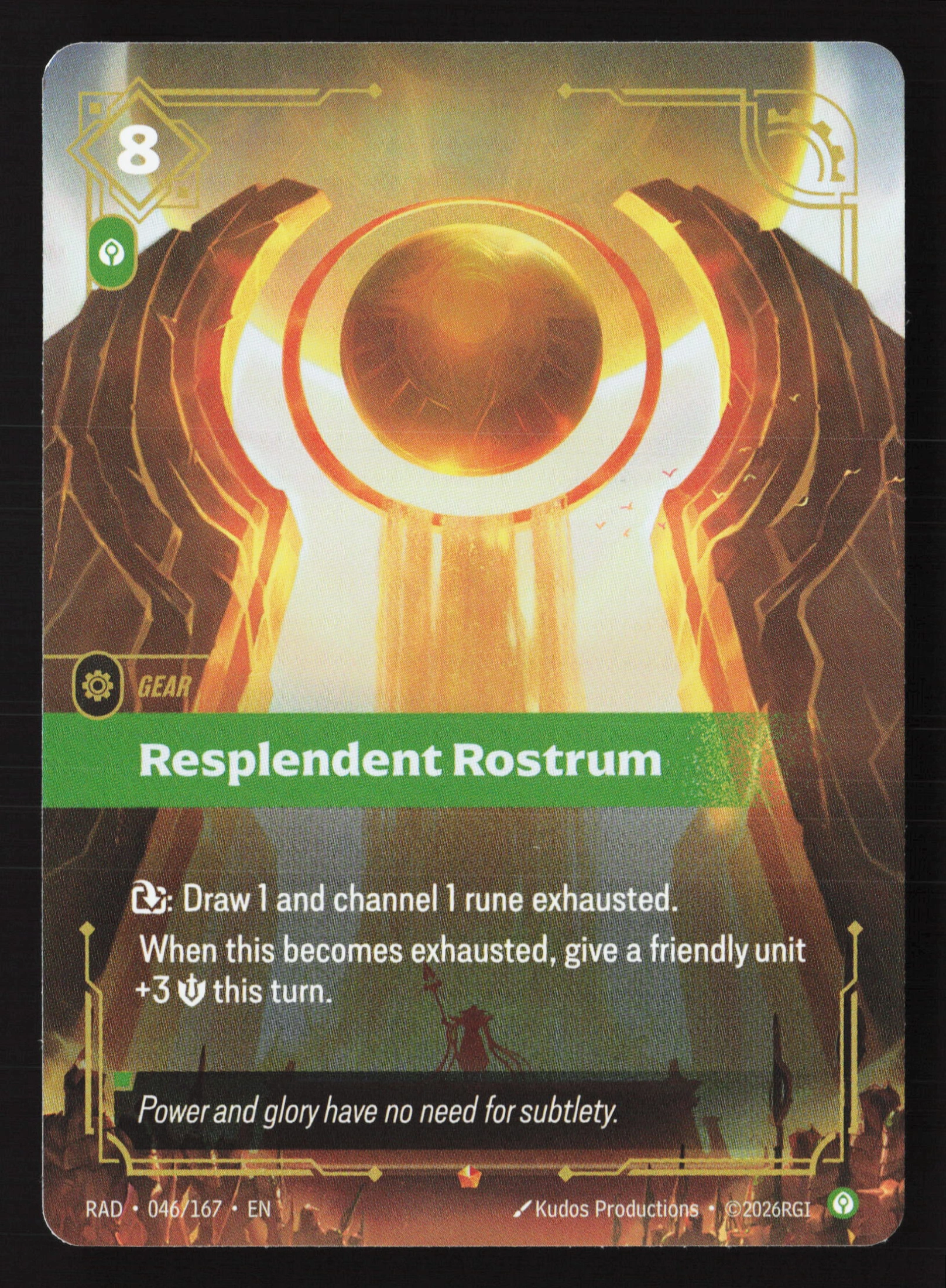 Resplendent Rostrum (RAD 046) — Voorkant