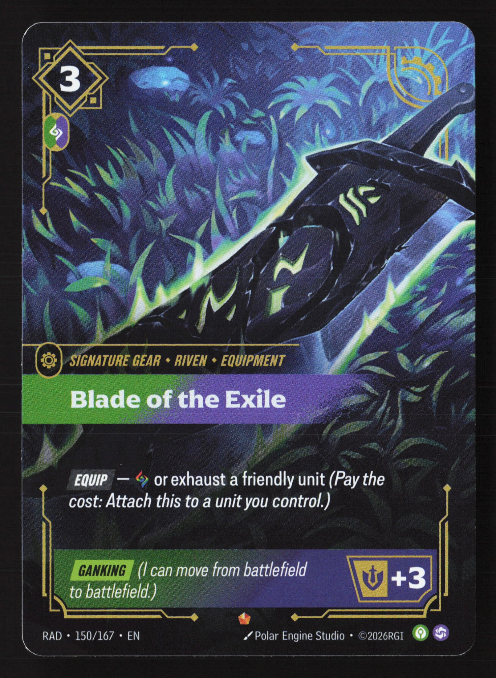 Blade Of The Exile (RAD 150) — Voorkant