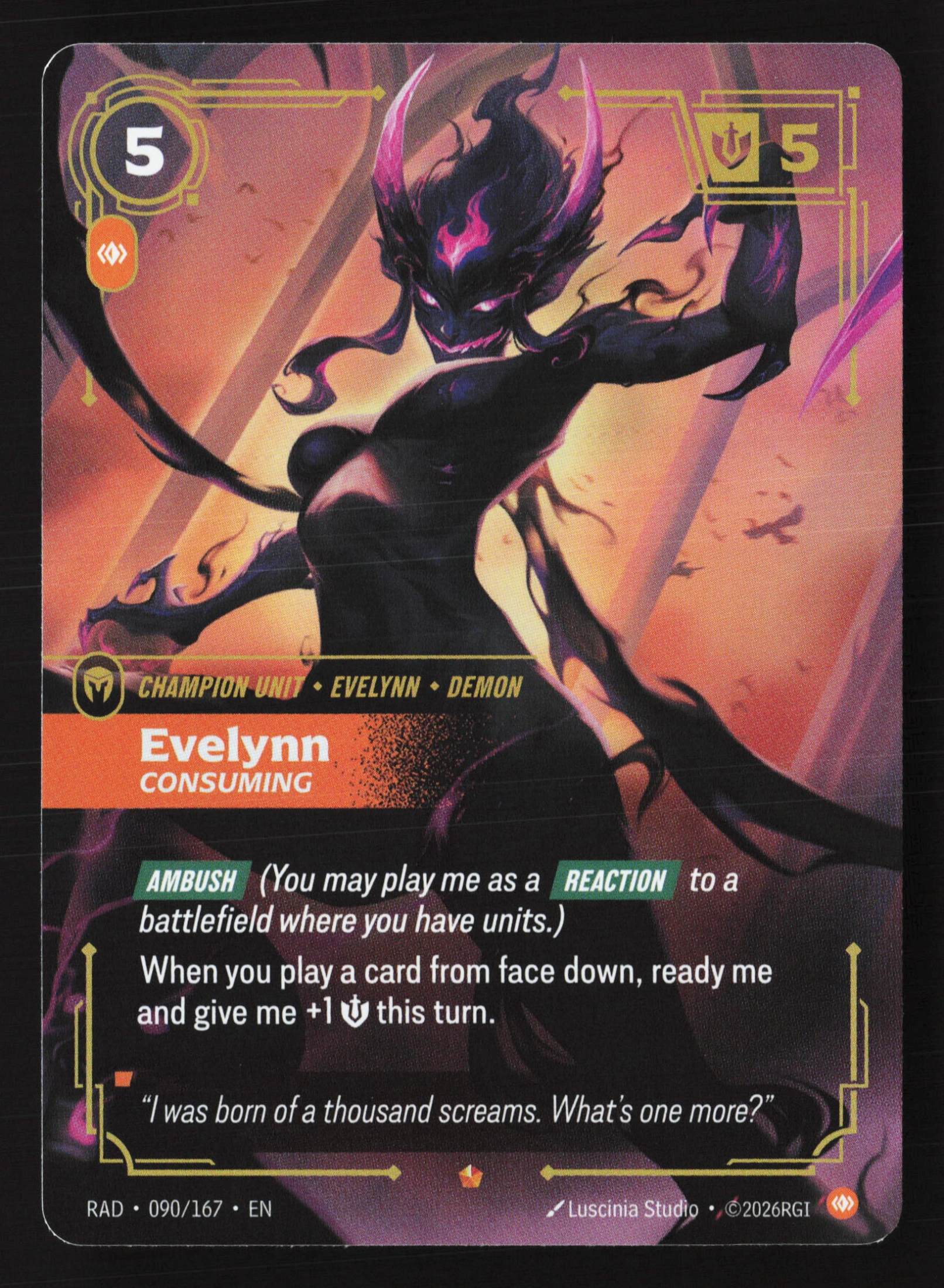 Evelynn, Consuming (RAD 090) — Voorkant
