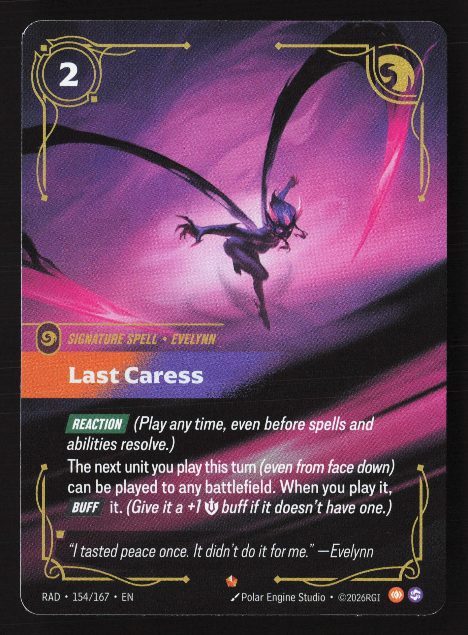 Last Caress (RAD 154) — Voorkant
