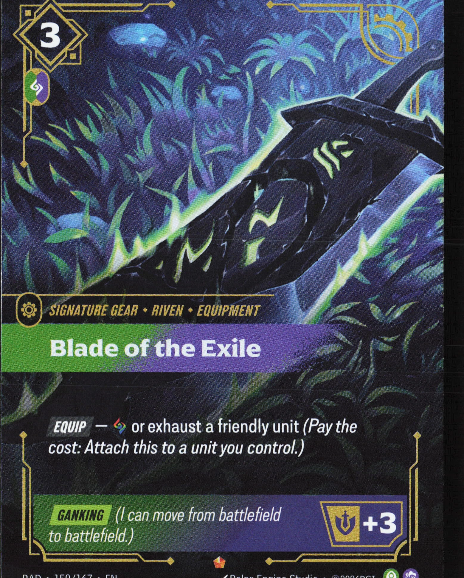 Blade Of The Exile (RAD 150) — Voorkant