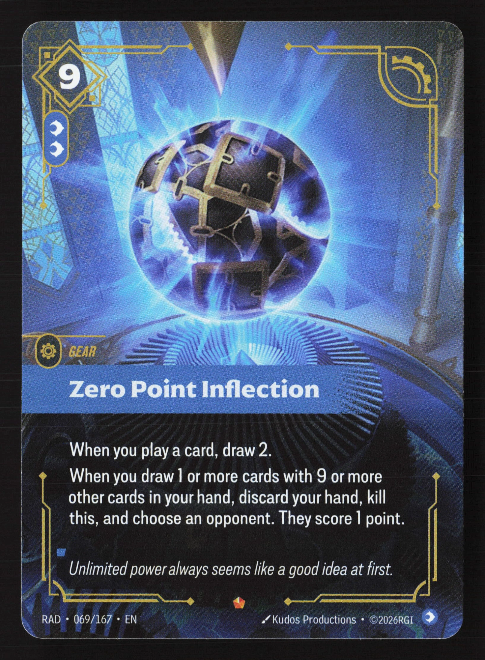 Zero Point Inflection (RAD 069) — Voorkant