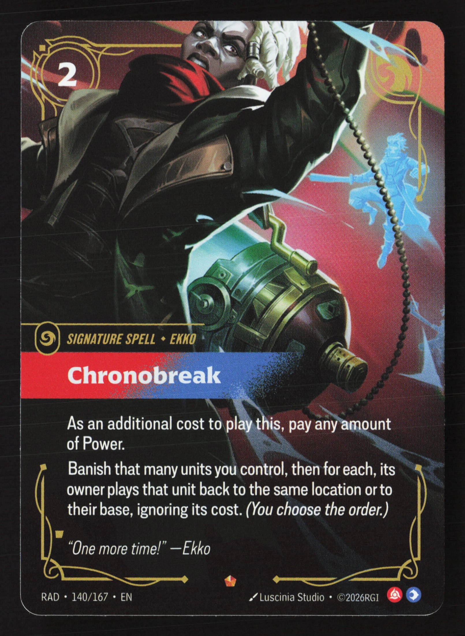 Chronobreak (RAD 140) — Voorkant