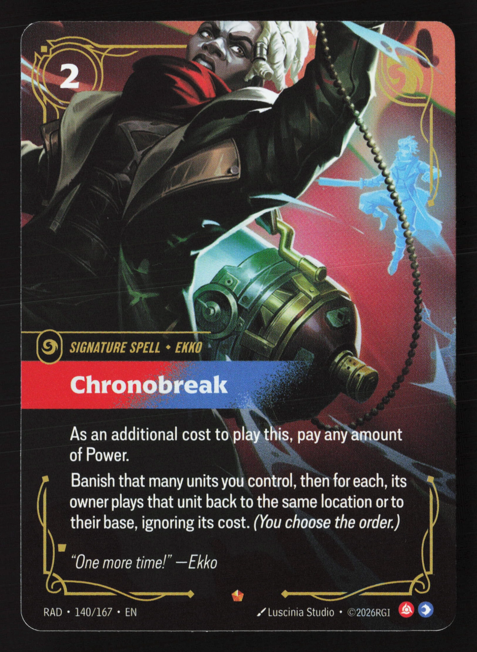 Chronobreak (RAD 140) — Voorkant