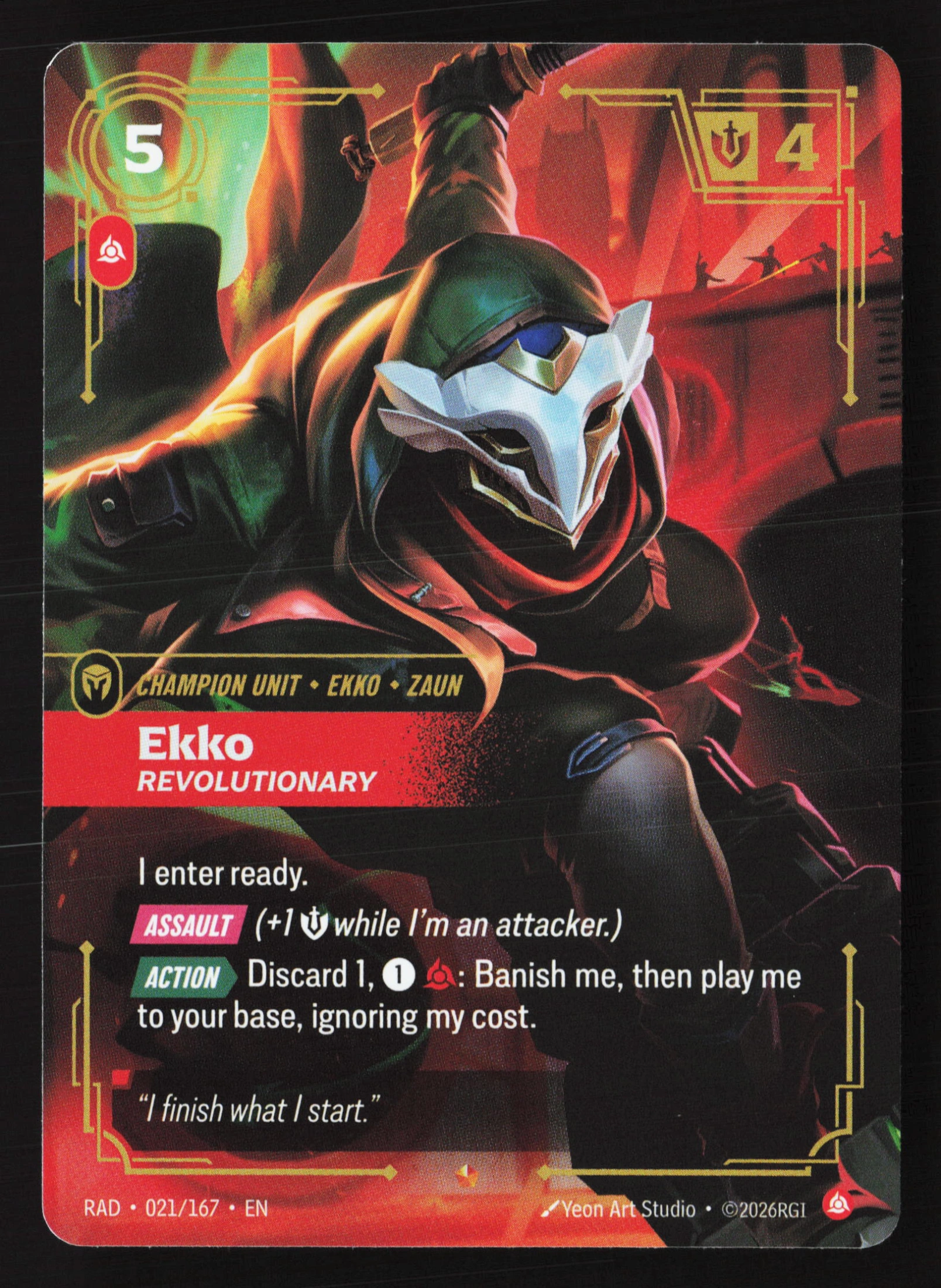 Ekko, Revolutionary (RAD 021) — Voorkant
