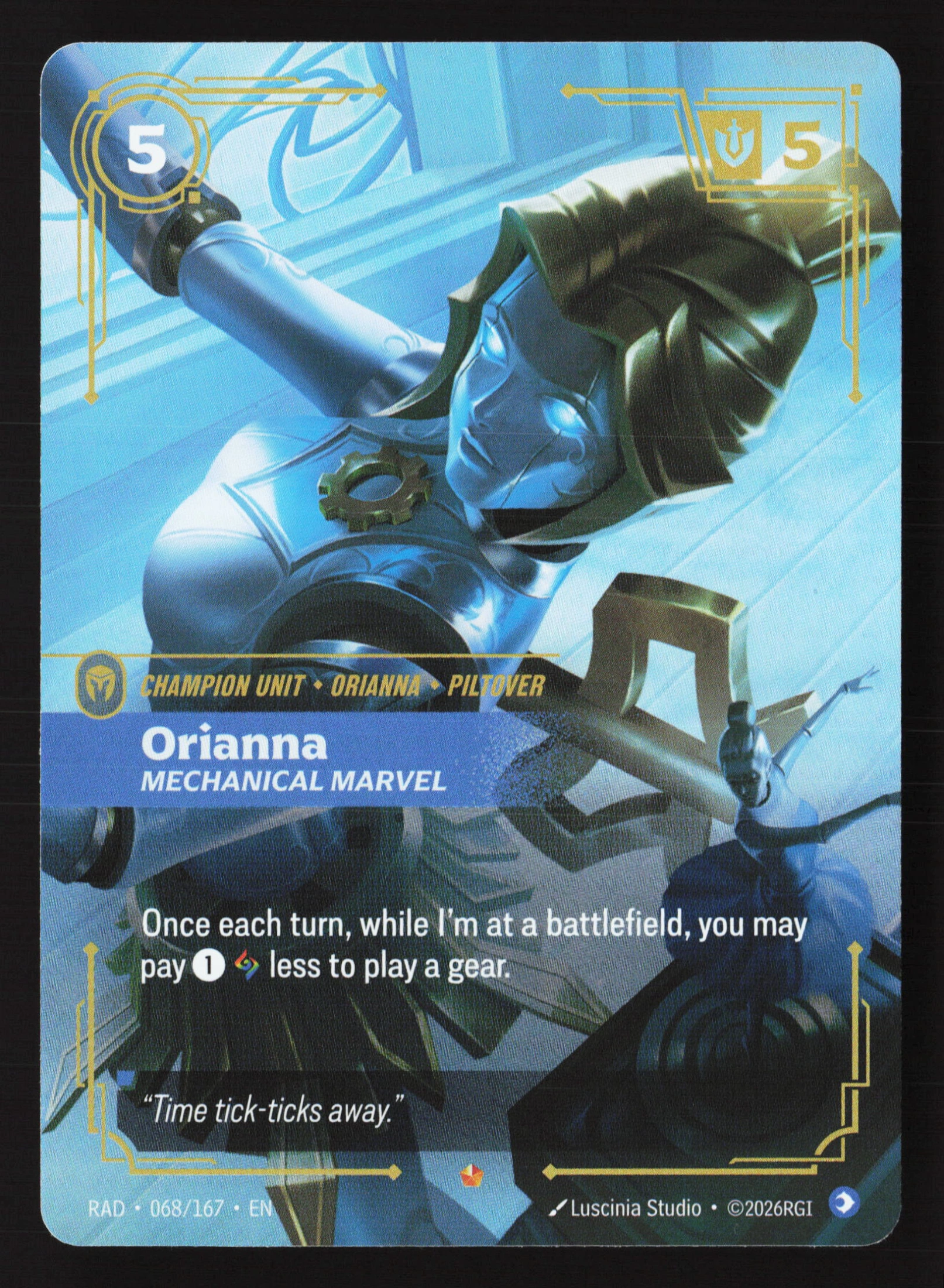 Orianna, Mechanical Marvel (RAD 068) — Voorkant