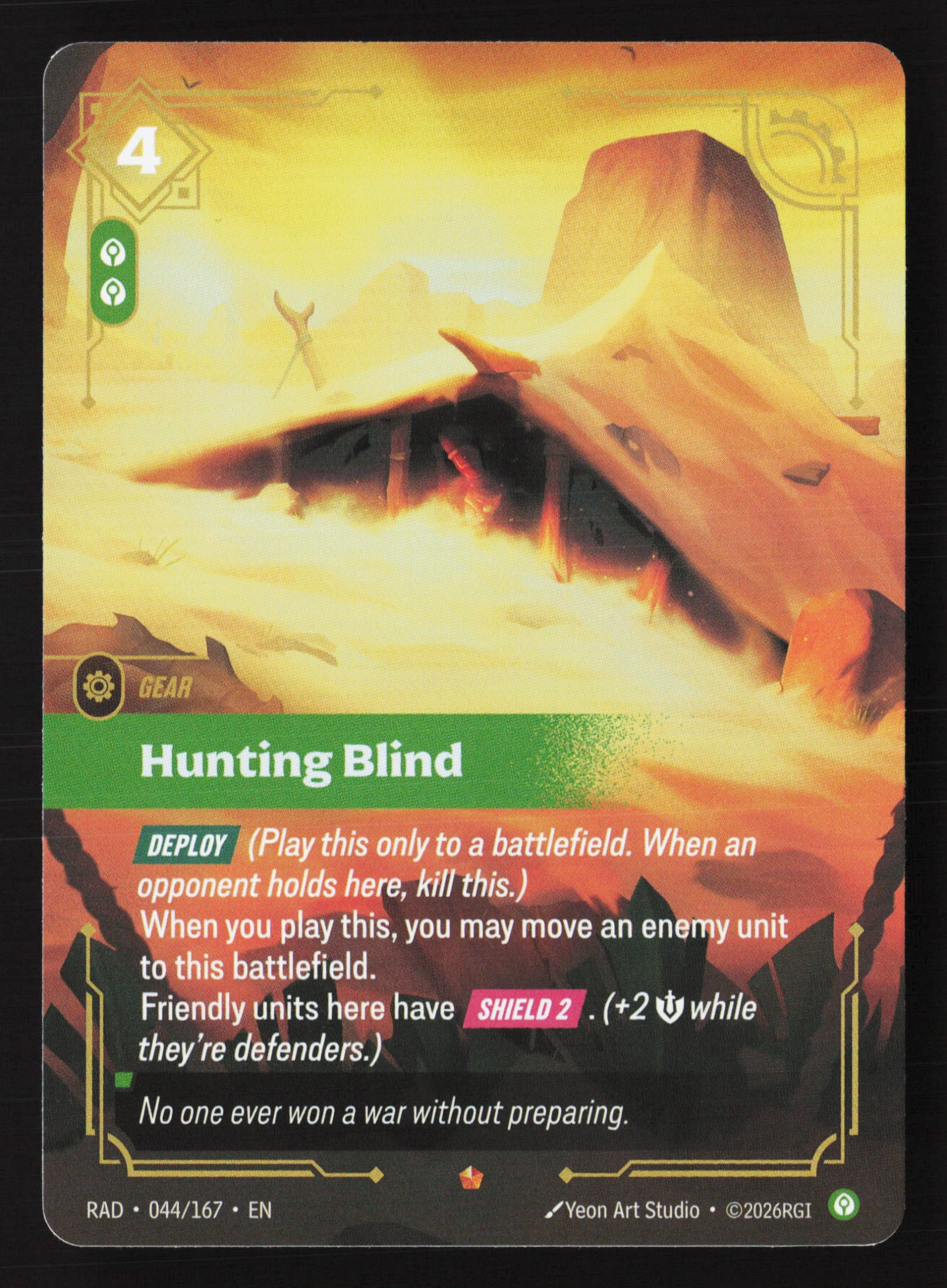 Hunting Blind (RAD 044) — Voorkant