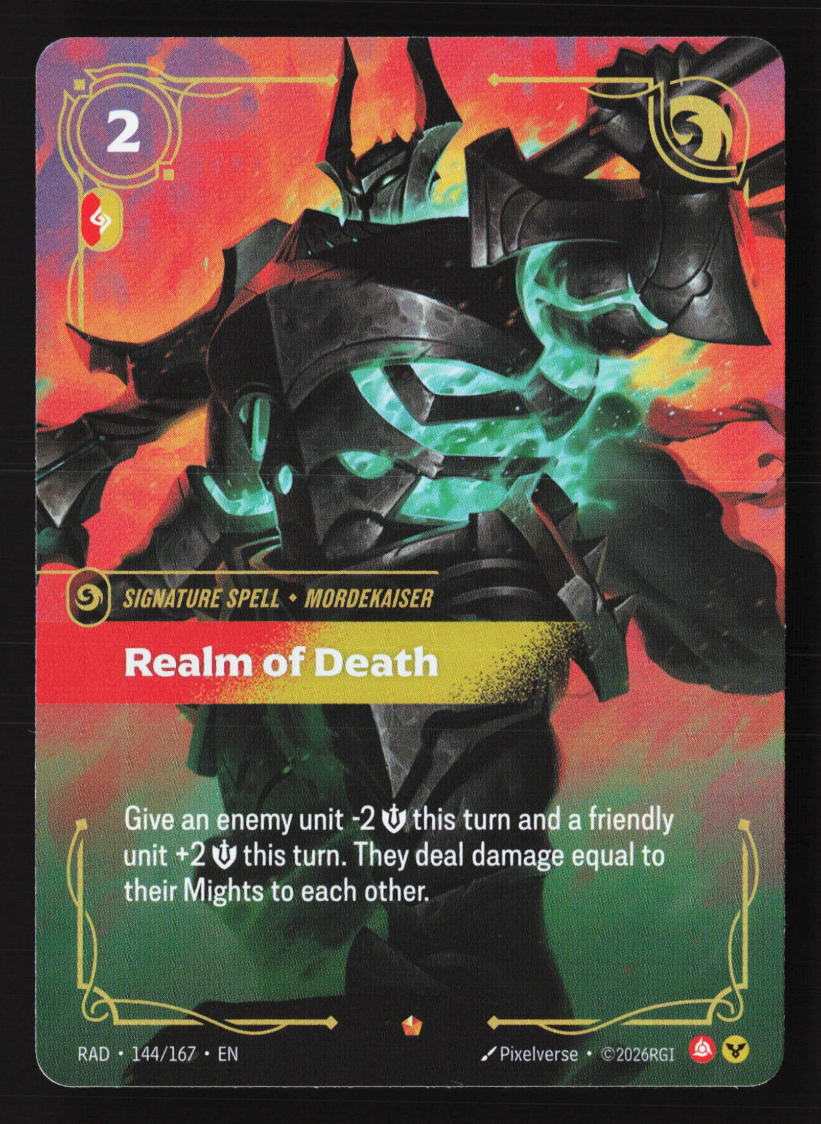 Realm Of Death (RAD 144) — Voorkant