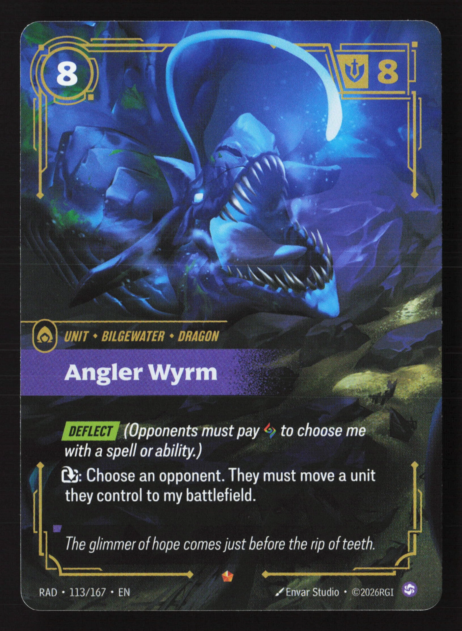 Angler Wyrm (RAD 113) — Voorkant