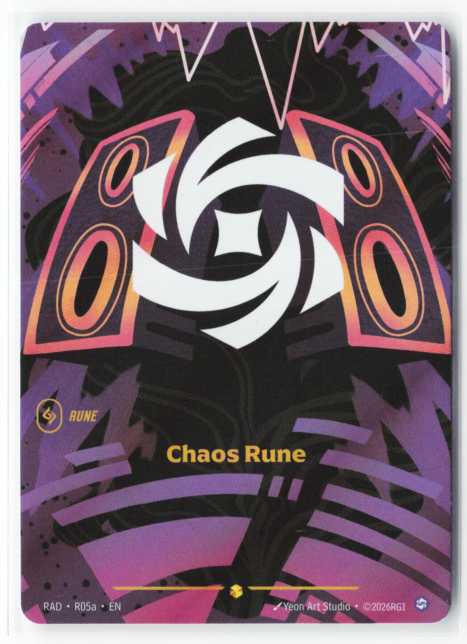 Chaos Rune (RAD R05a) — Voorkant
