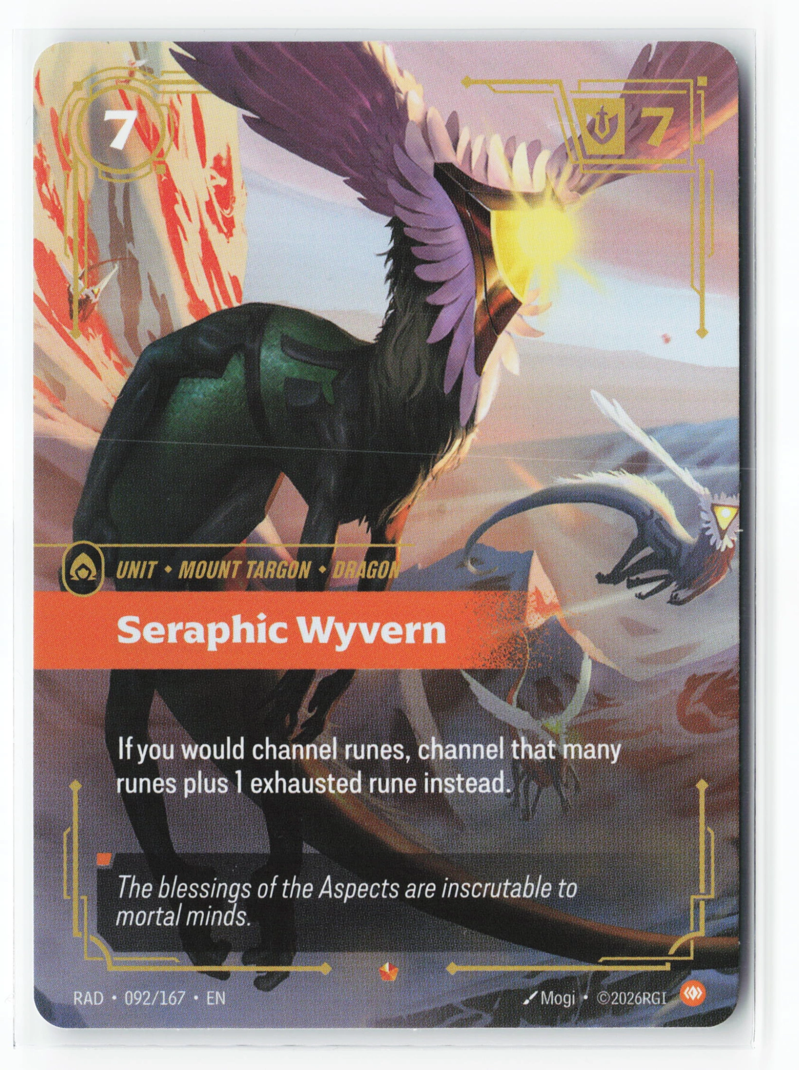 Seraphic Wyvern (RAD 092) — Voorkant
