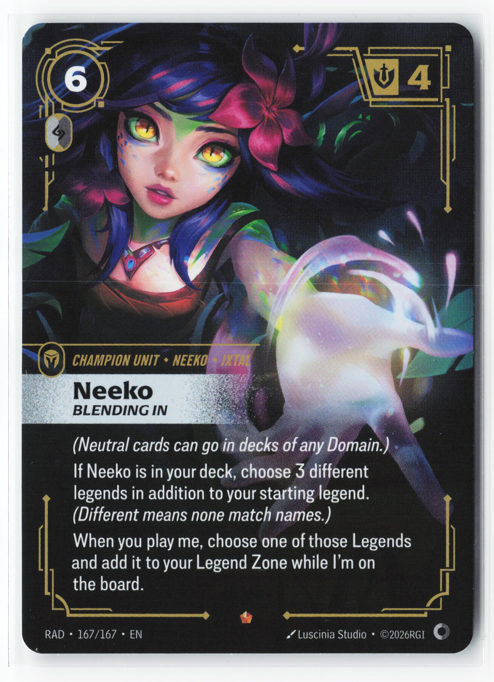 Neeko, Blending In (RAD 167) — Voorkant