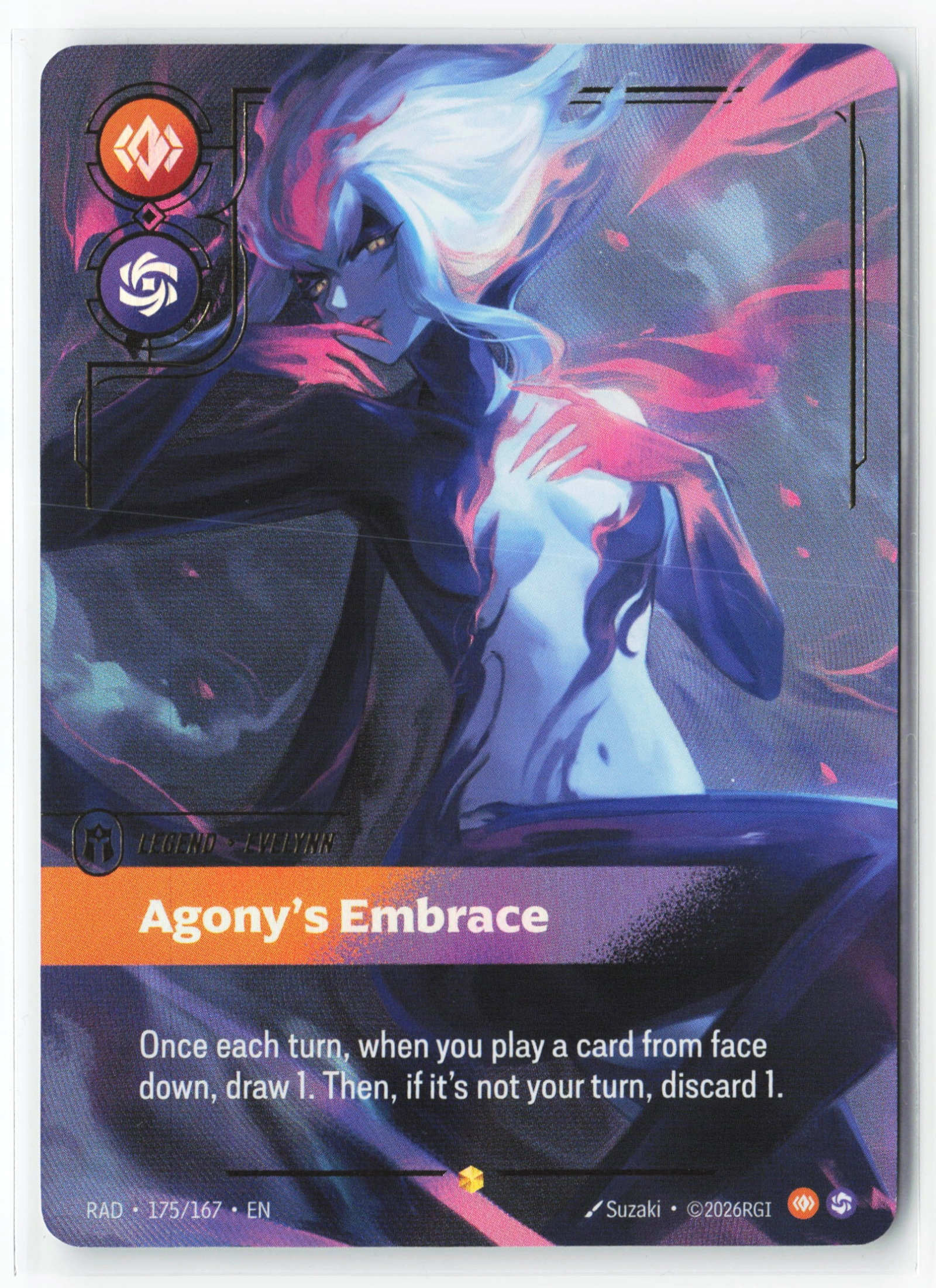 Agony's Embrace (RAD 175) — Voorkant