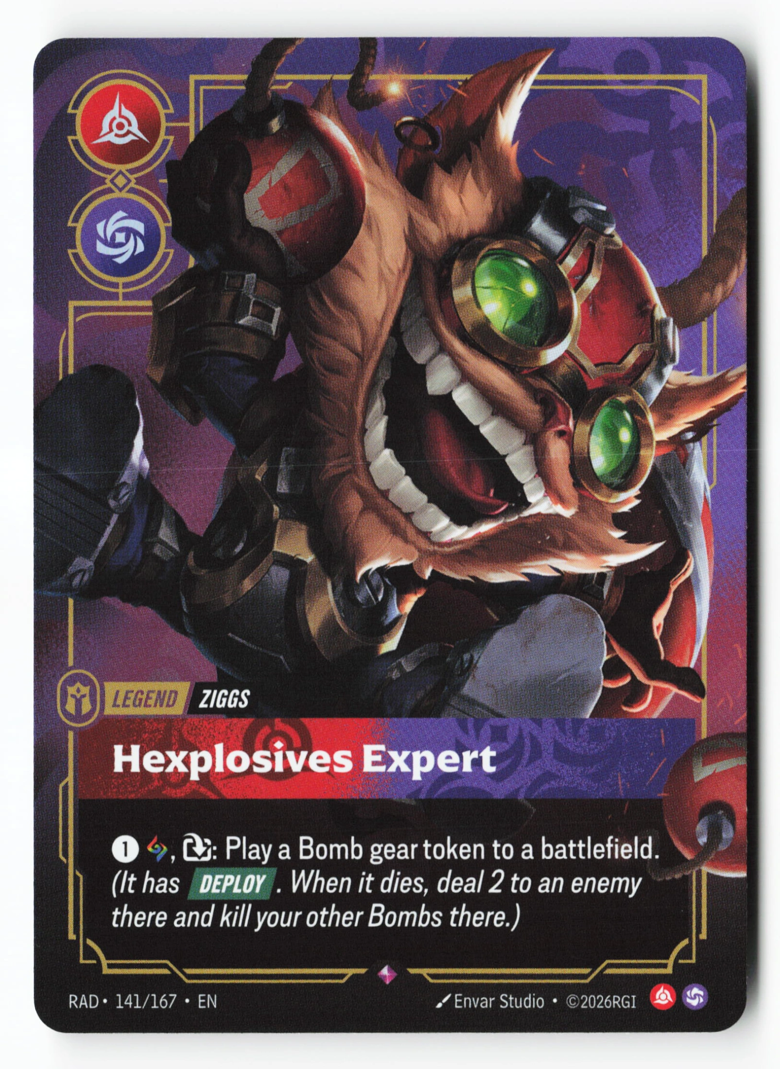 Hexplosives Expert (RAD 141) — Voorkant