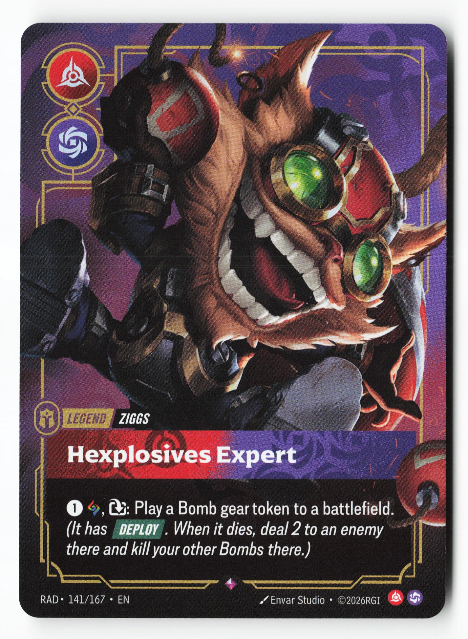 Hexplosives Expert (RAD 141) — Voorkant