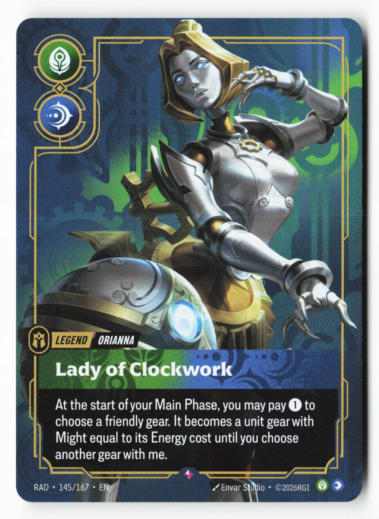 Lady Of Clockwork (RAD 145) — Voorkant