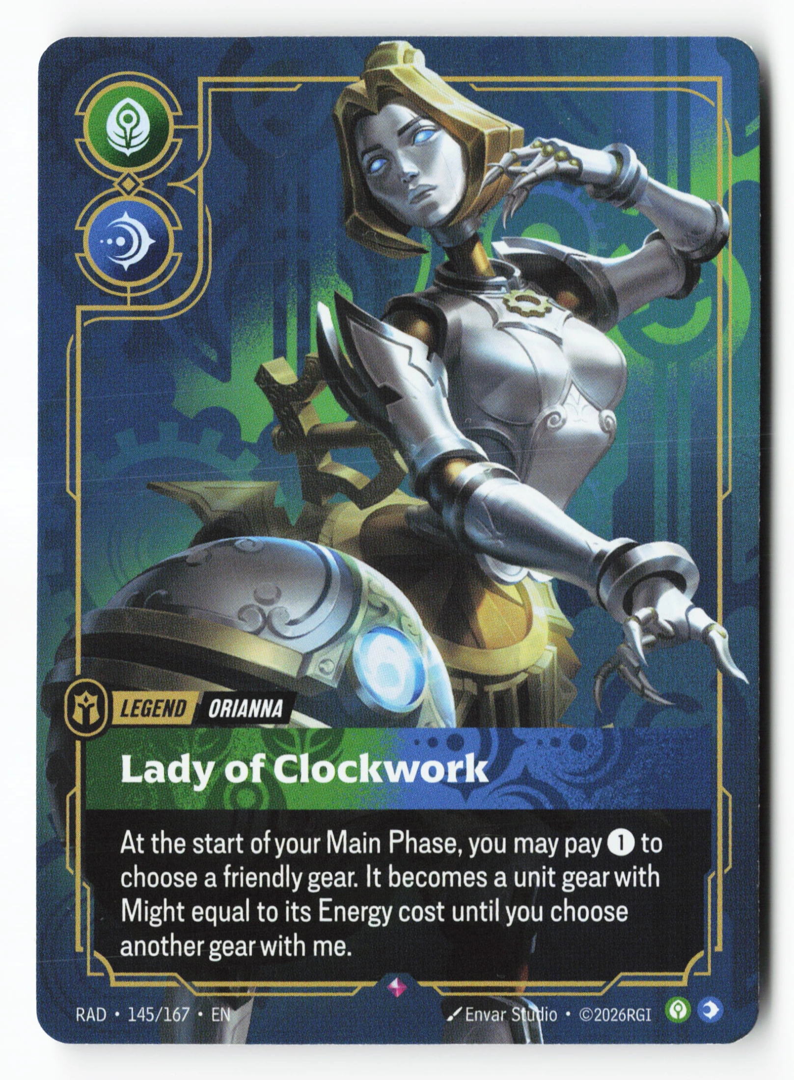 Lady Of Clockwork (RAD 145) — Voorkant