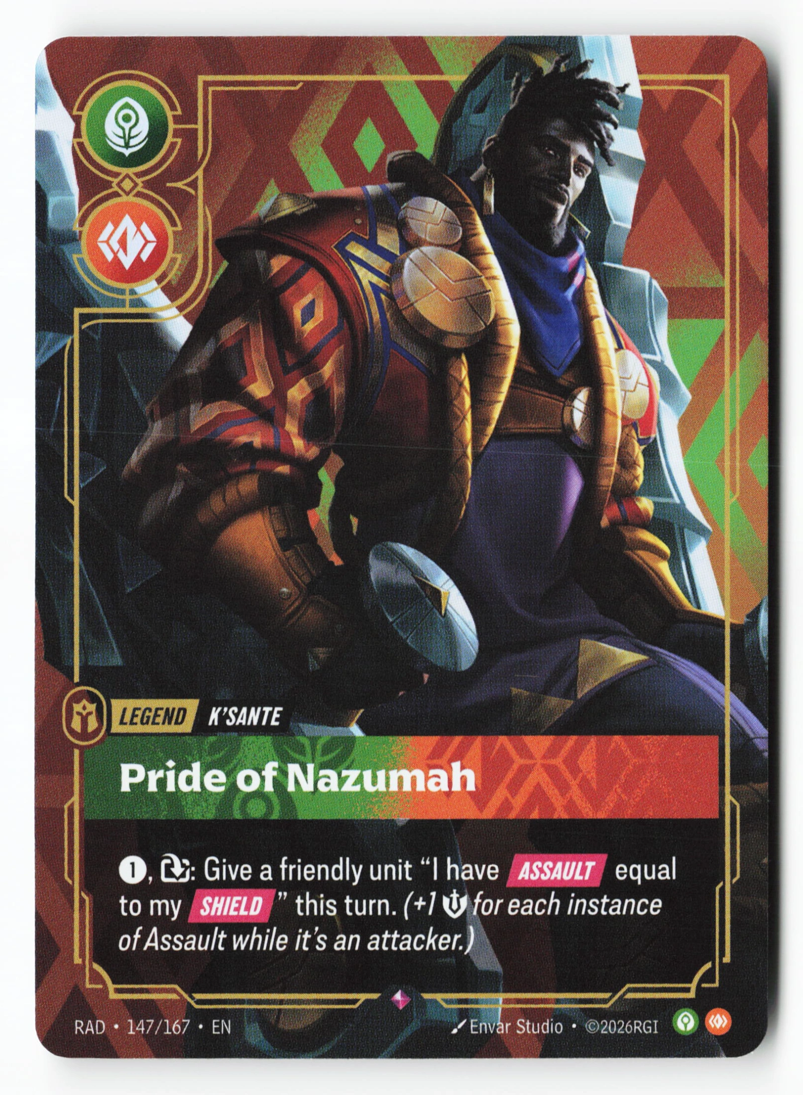 Pride Of Nazumah (RAD 147) — Voorkant