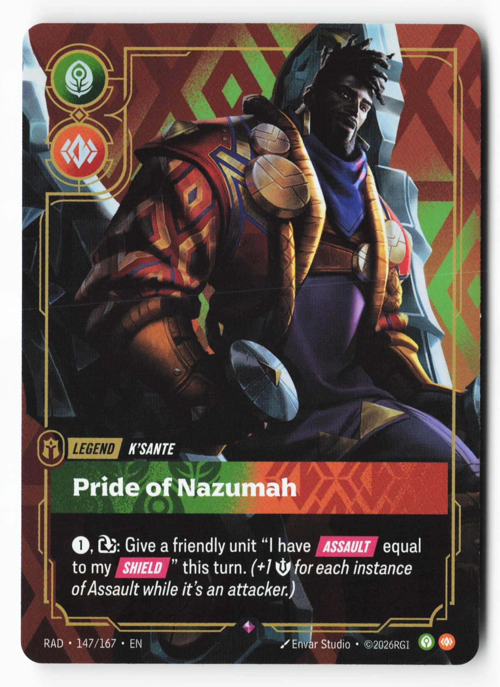 Pride Of Nazumah (RAD 147) — Voorkant