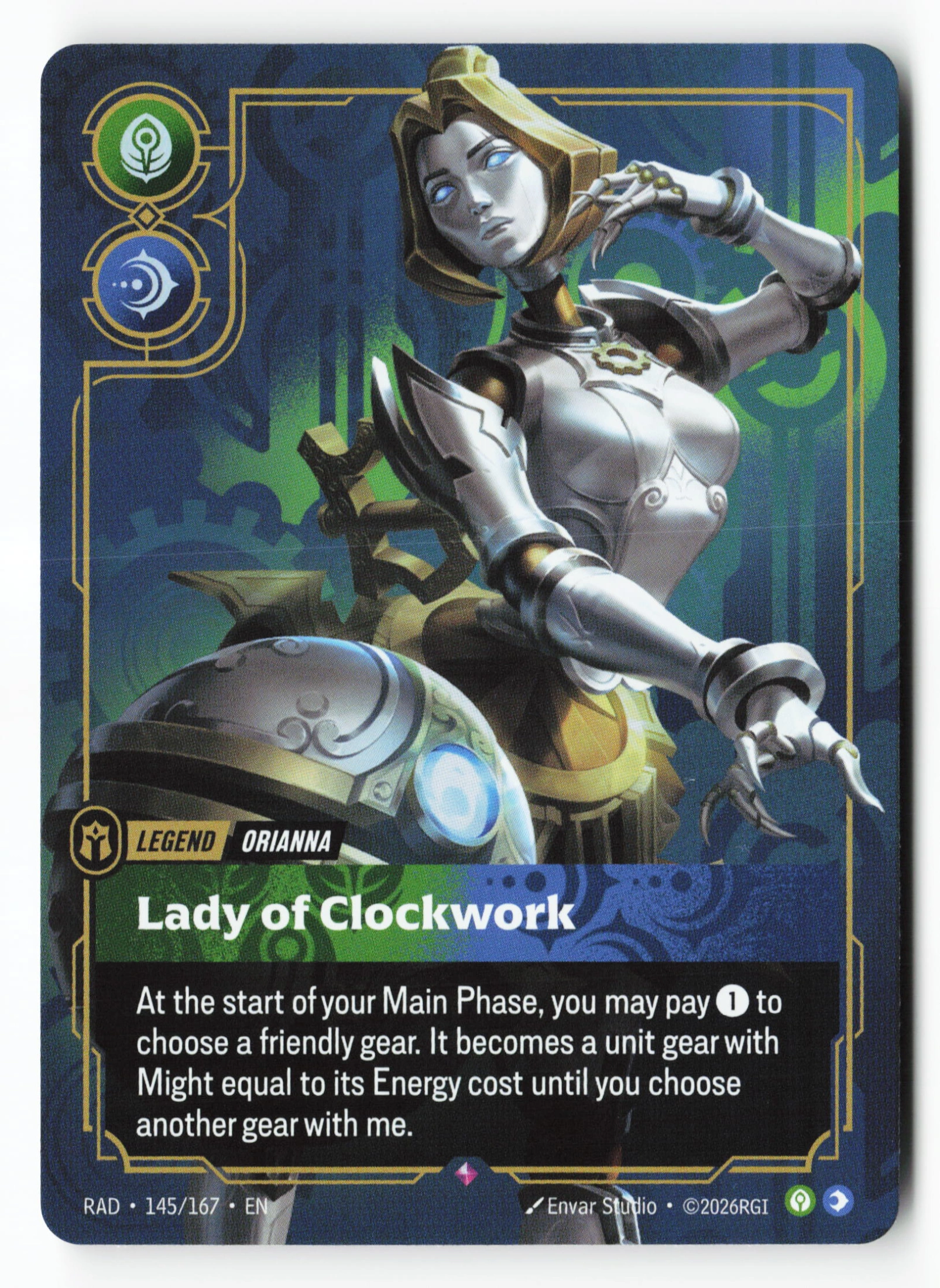 Lady Of Clockwork (RAD 145) — Voorkant