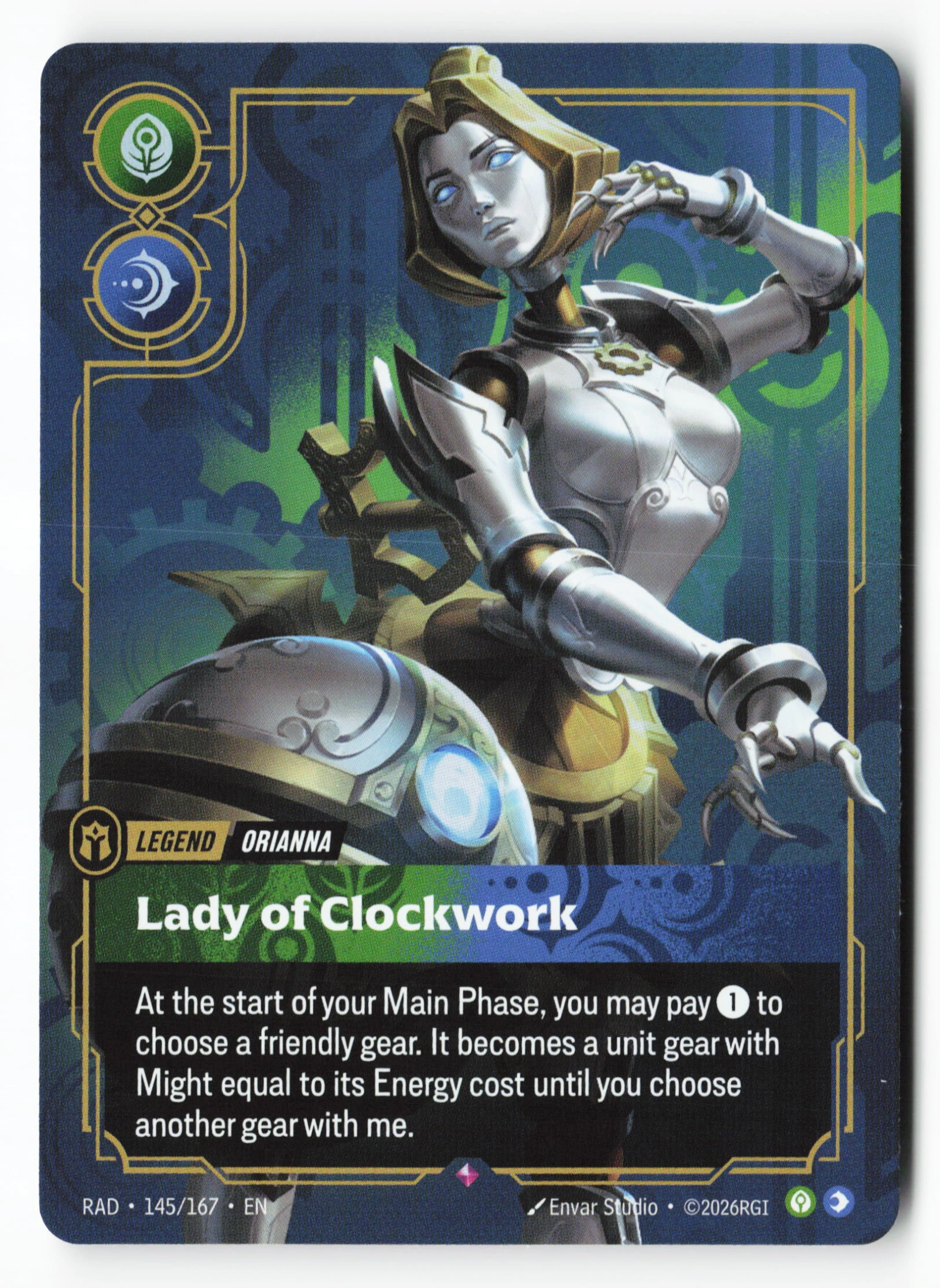 Lady Of Clockwork (RAD 145) — Voorkant