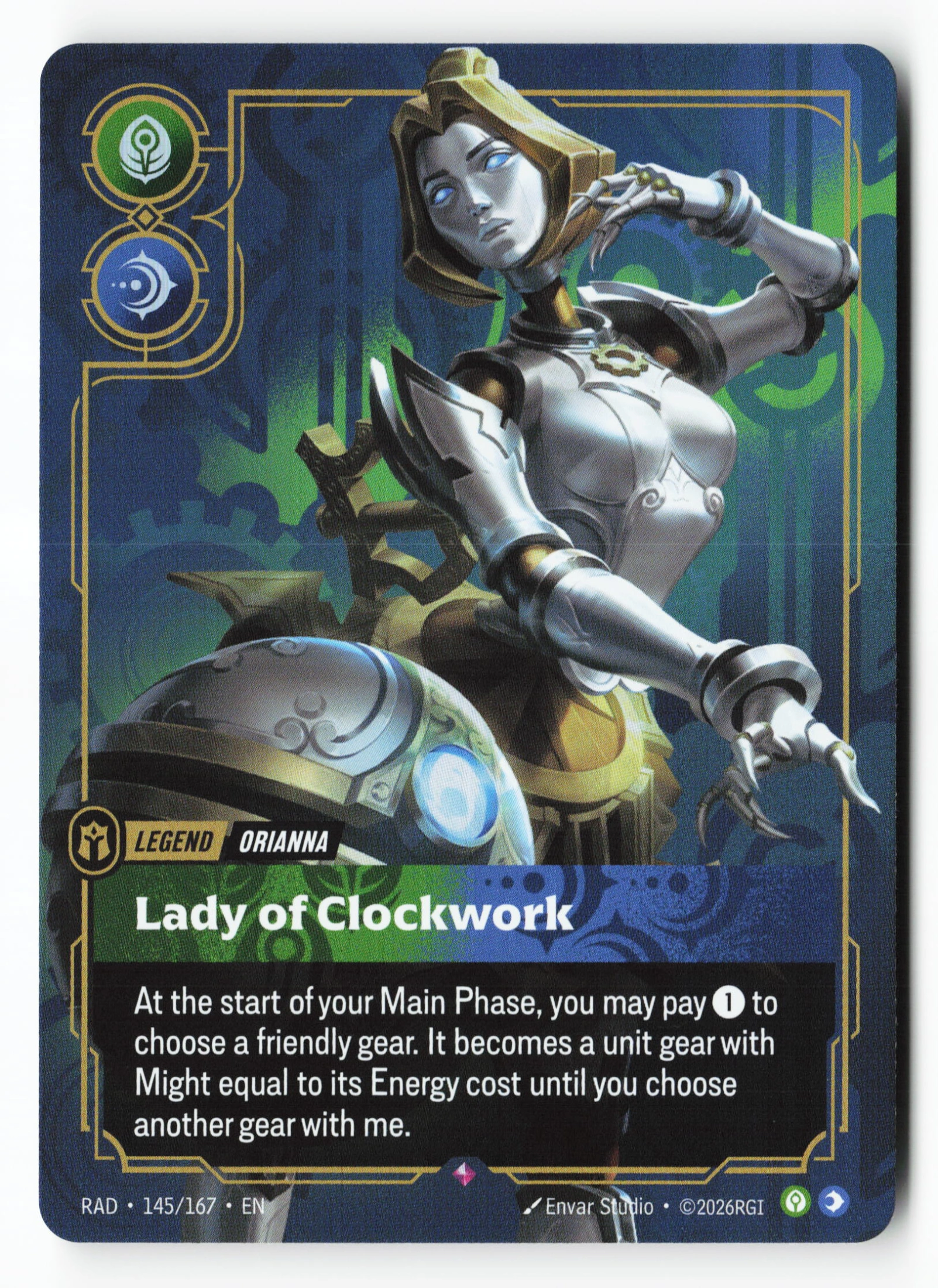 Lady Of Clockwork (RAD 145) — Voorkant