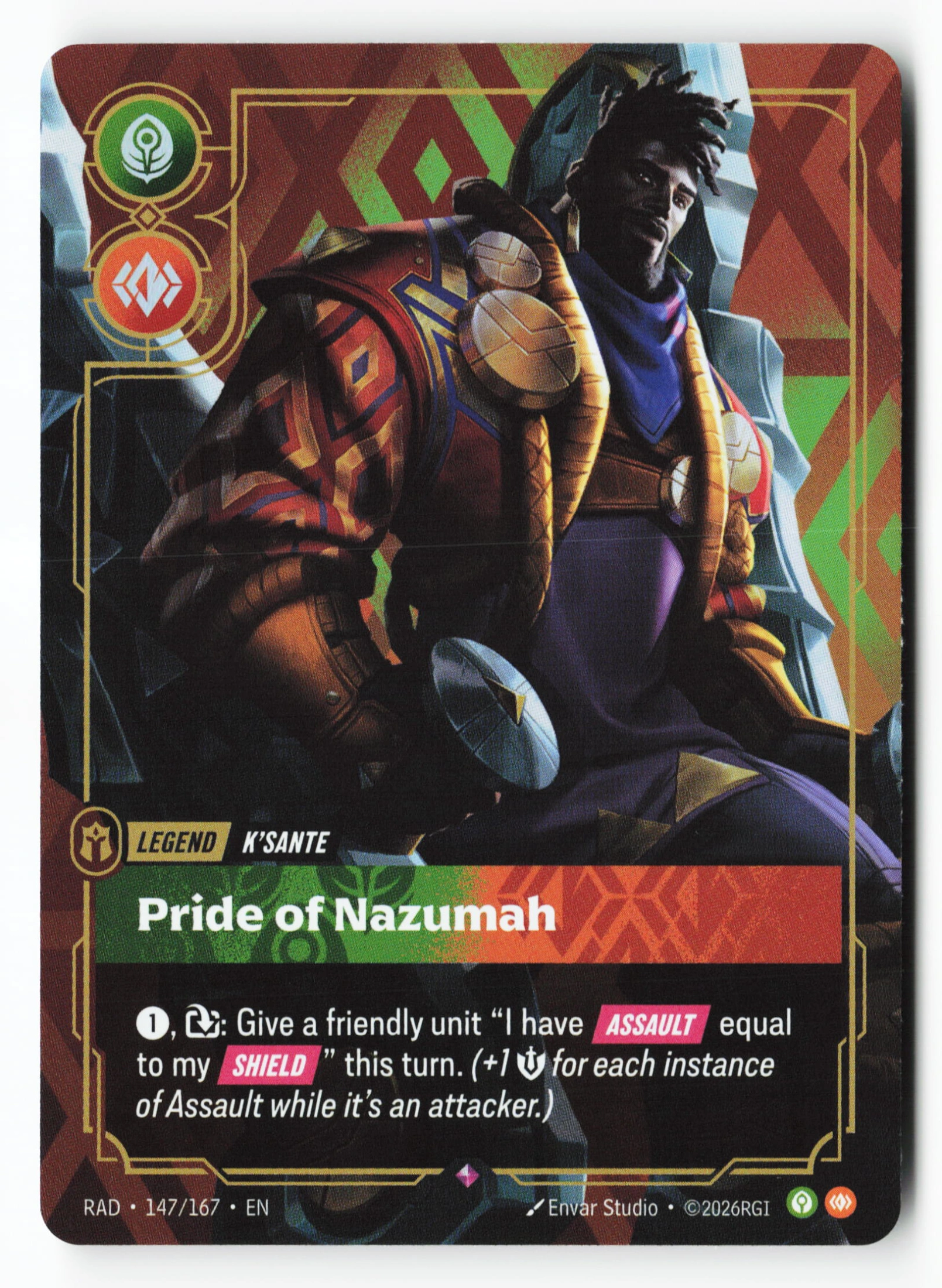 Pride Of Nazumah (RAD 147) — Voorkant