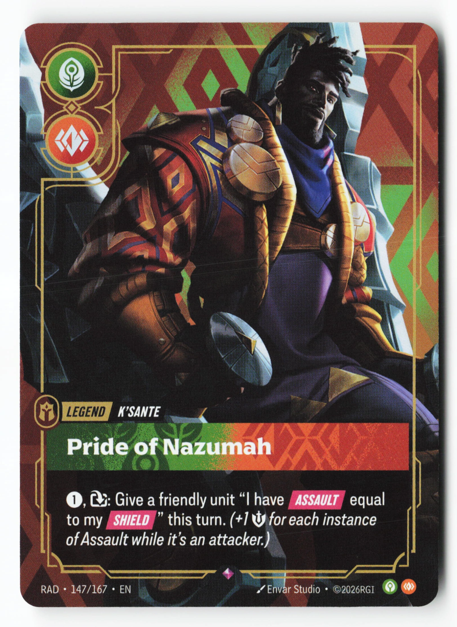 Pride Of Nazumah (RAD 147) — Voorkant