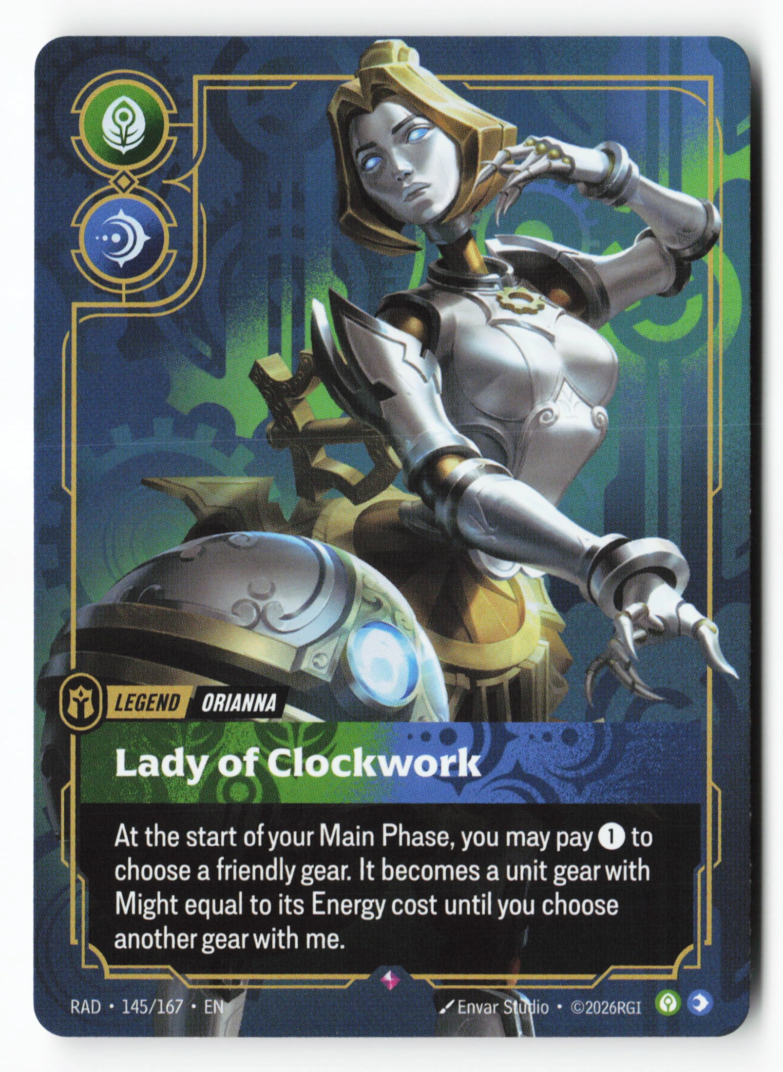 Lady Of Clockwork (RAD 145) — Voorkant