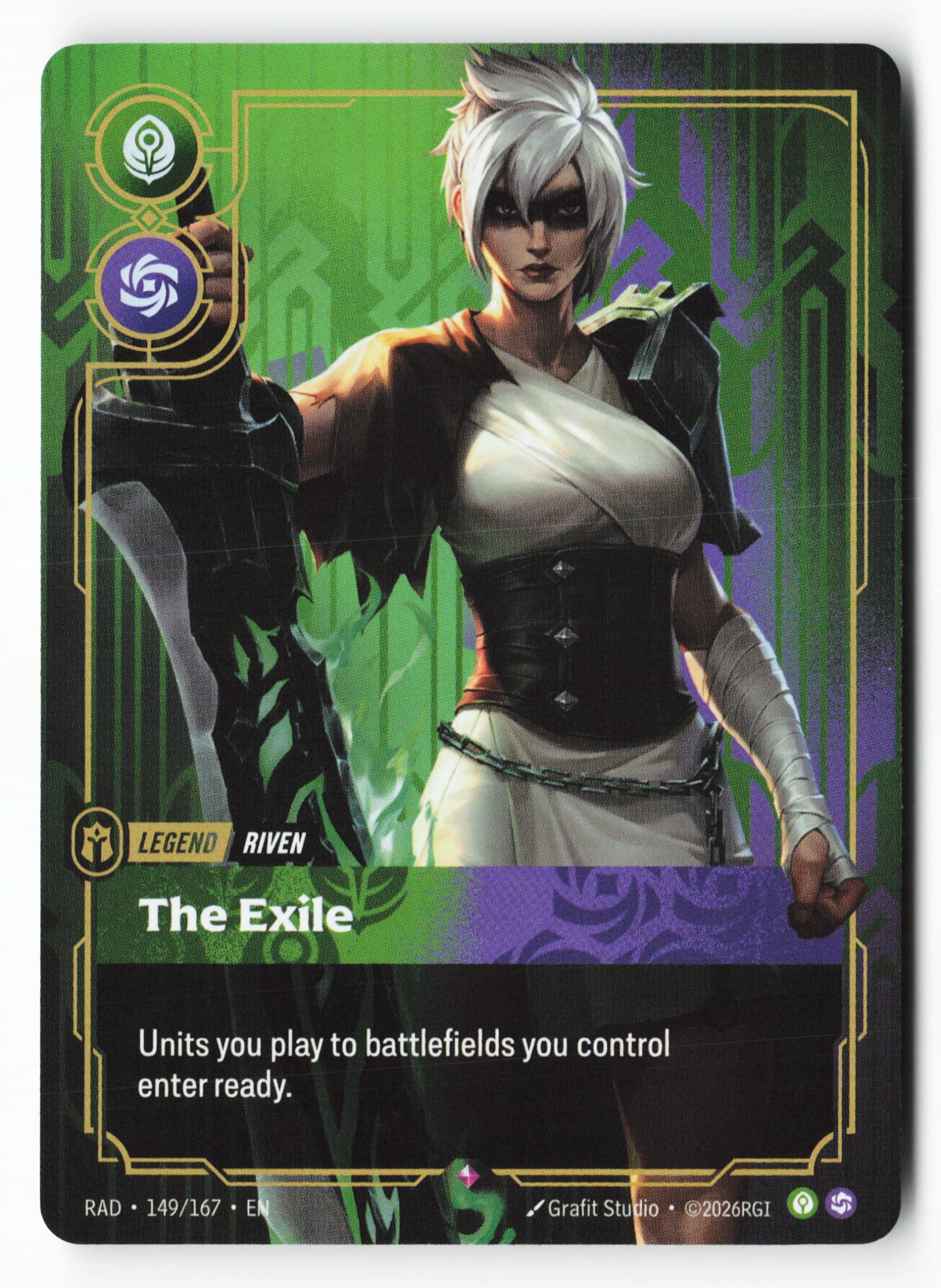 The Exile (RAD 149) — Voorkant