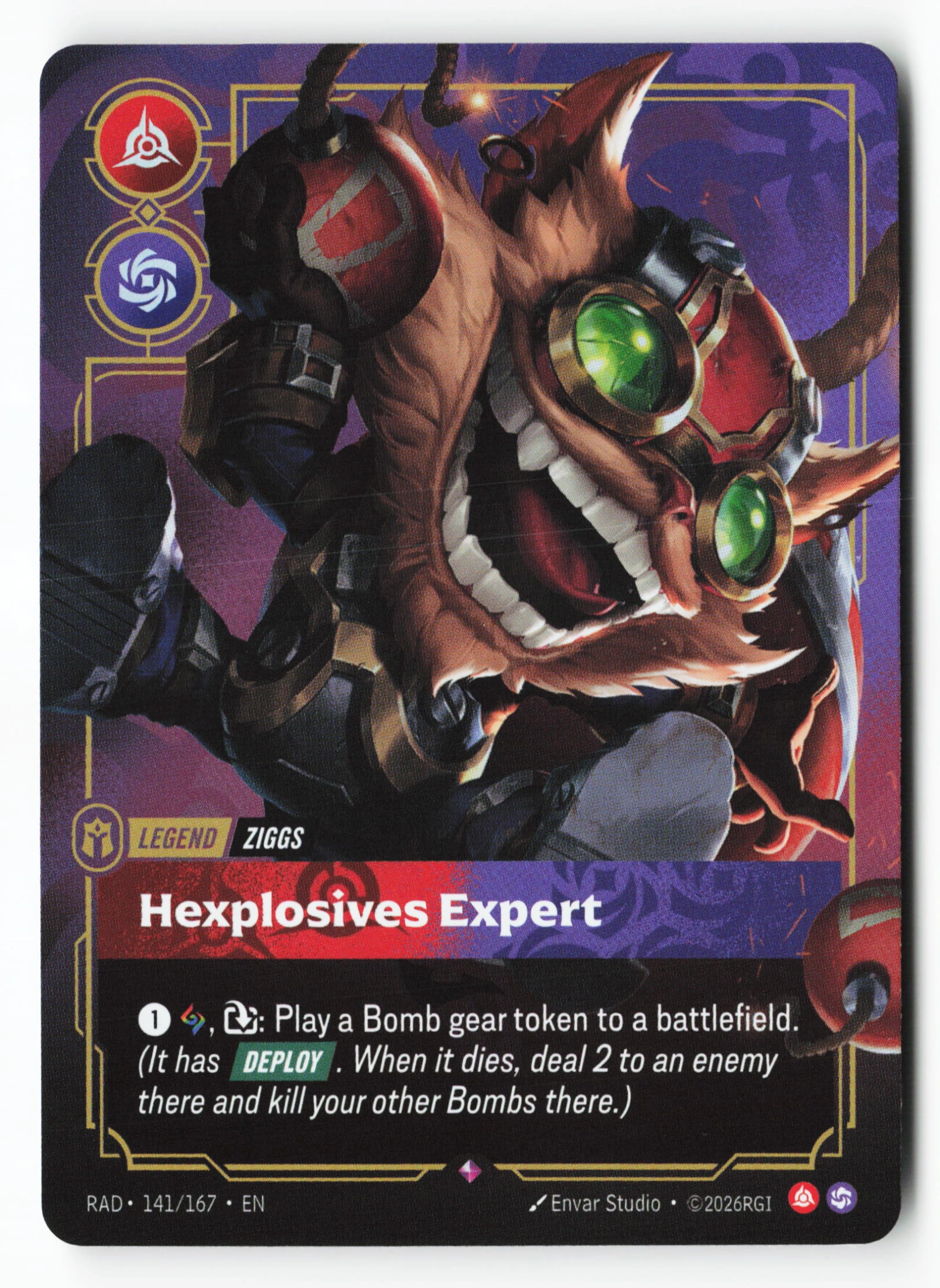 Hexplosives Expert (RAD 141) — Voorkant