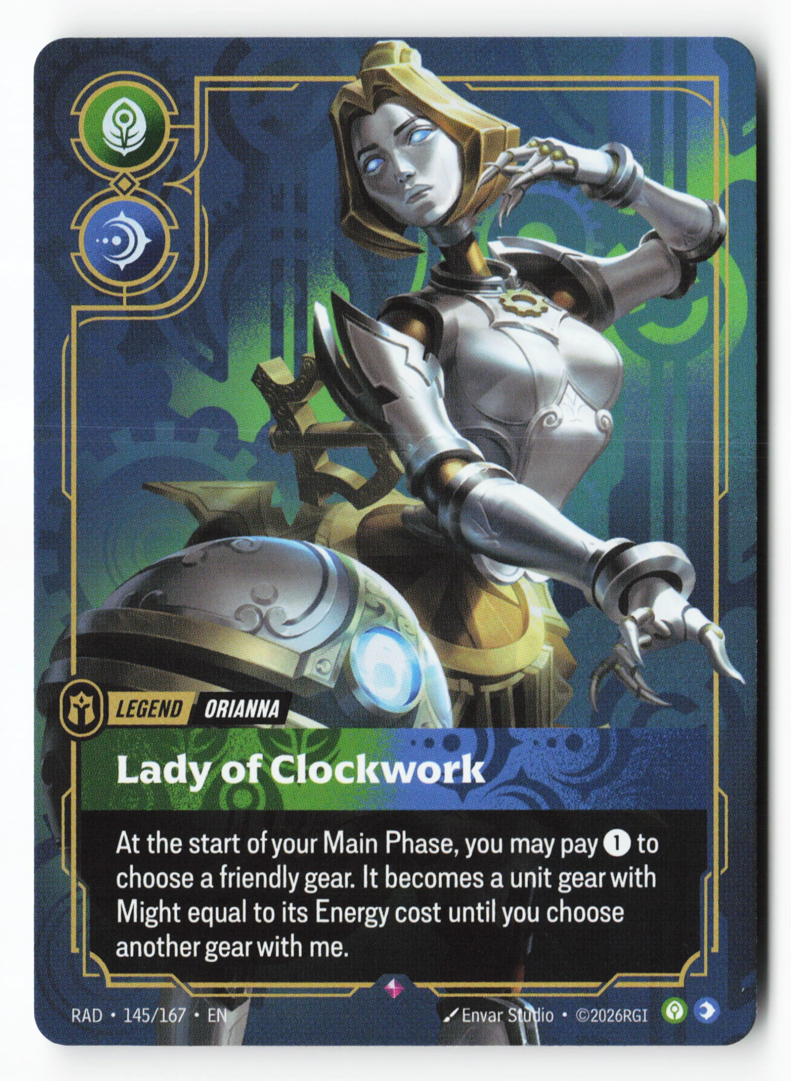 Lady Of Clockwork (RAD 145) — Voorkant