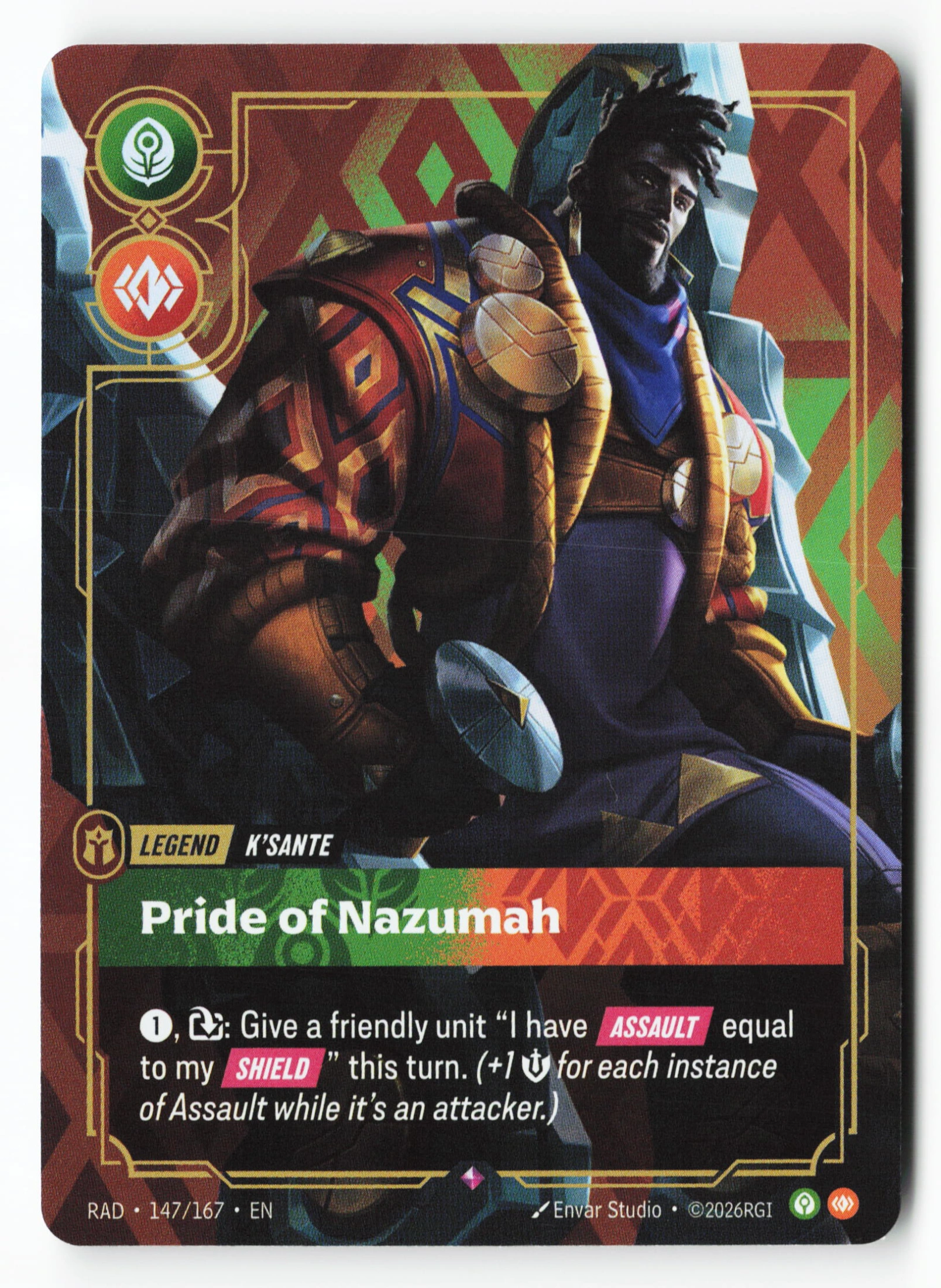 Pride Of Nazumah (RAD 147) — Voorkant