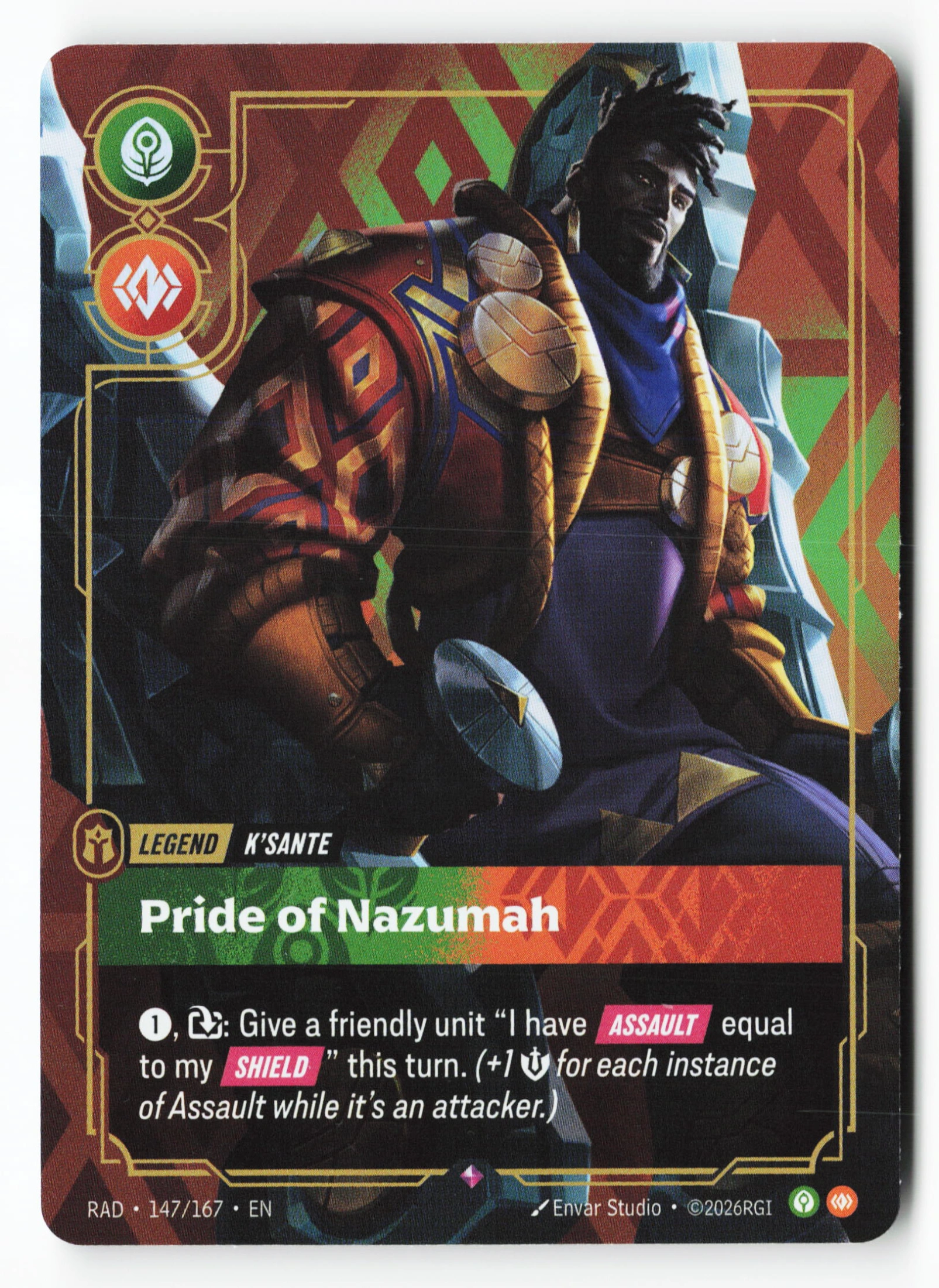 Pride Of Nazumah (RAD 147) — Voorkant